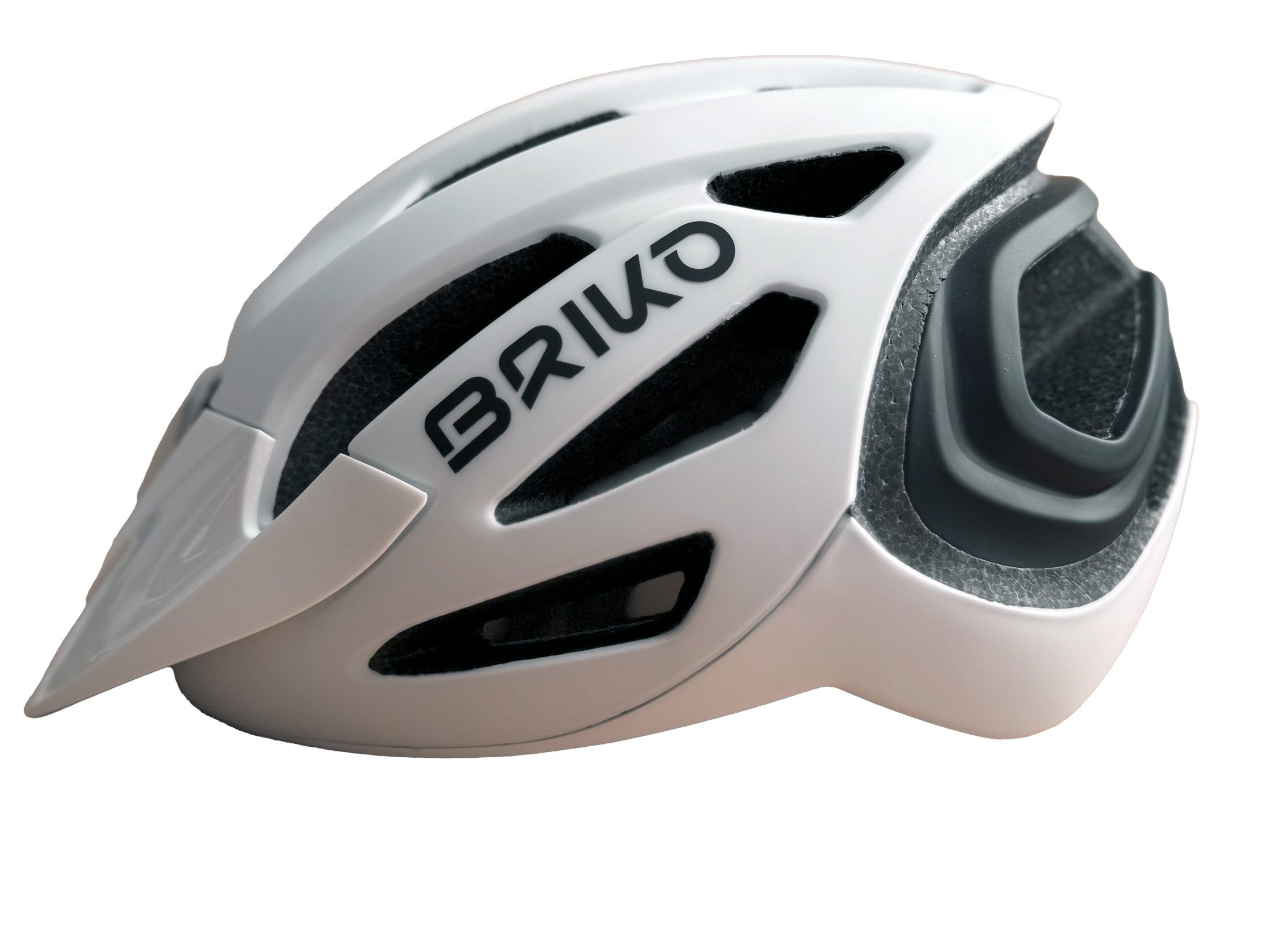 Briko Fahrradhelm Radhelm Briko Aso MATT WHITE