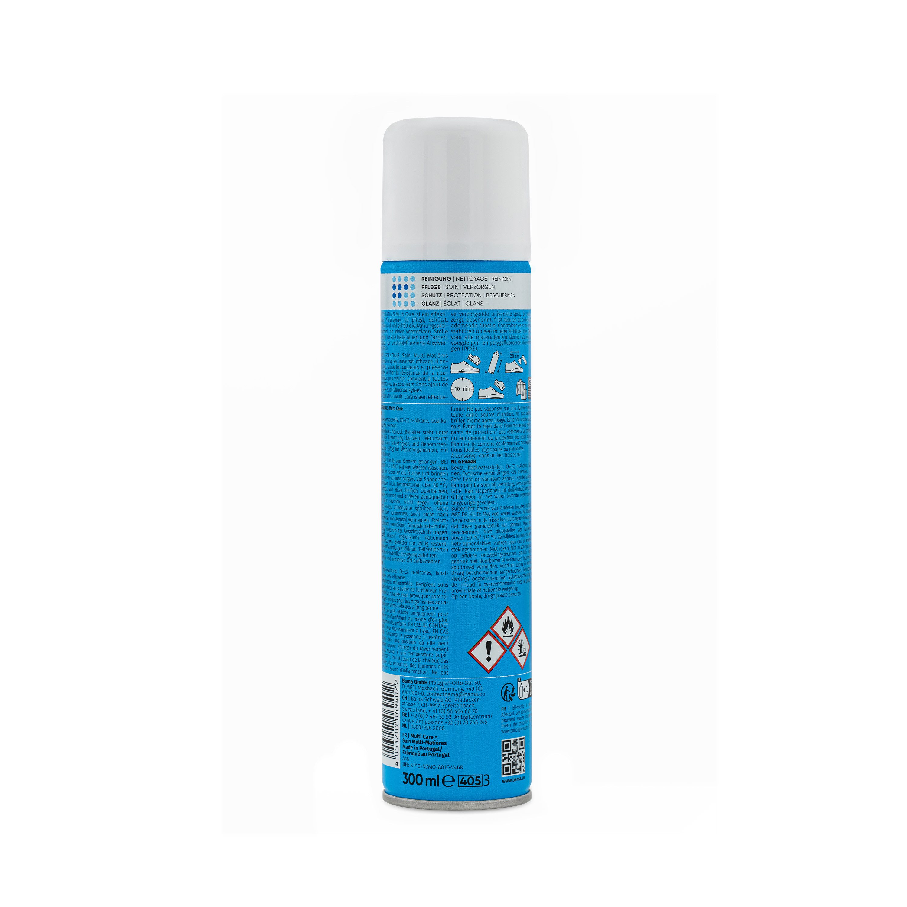 BAMA Group Multi Care - Universal Pflegespray für Schuhe, Taschen und Jacken Lederpflege