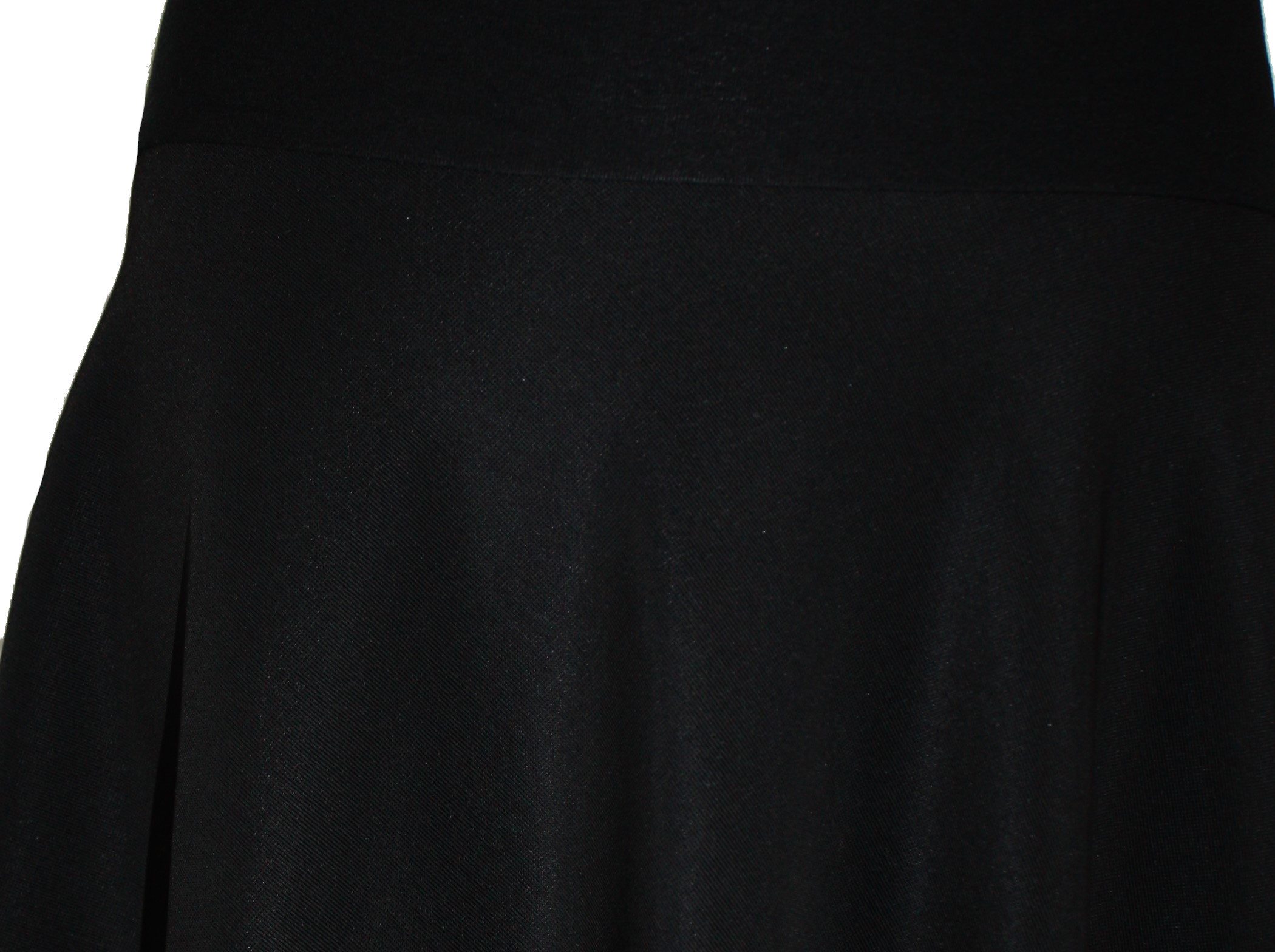 dunkle design A-Linien-Rock Scuba Schwarz Karo Flockprint elastisch