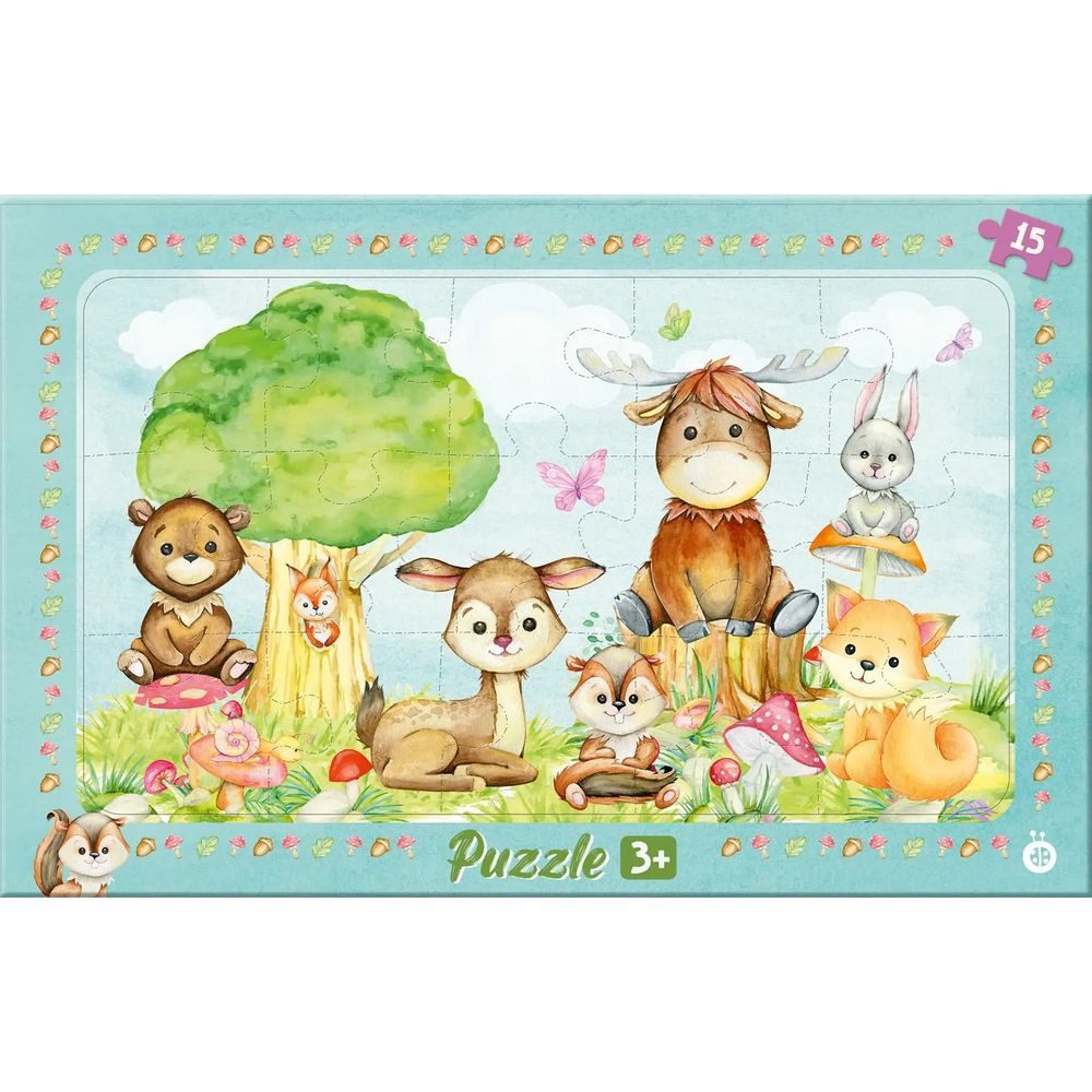 Trötsch Verlag Puzzle Trötsch Rahmenpuzzle Waldfreunde, Puzzleteile