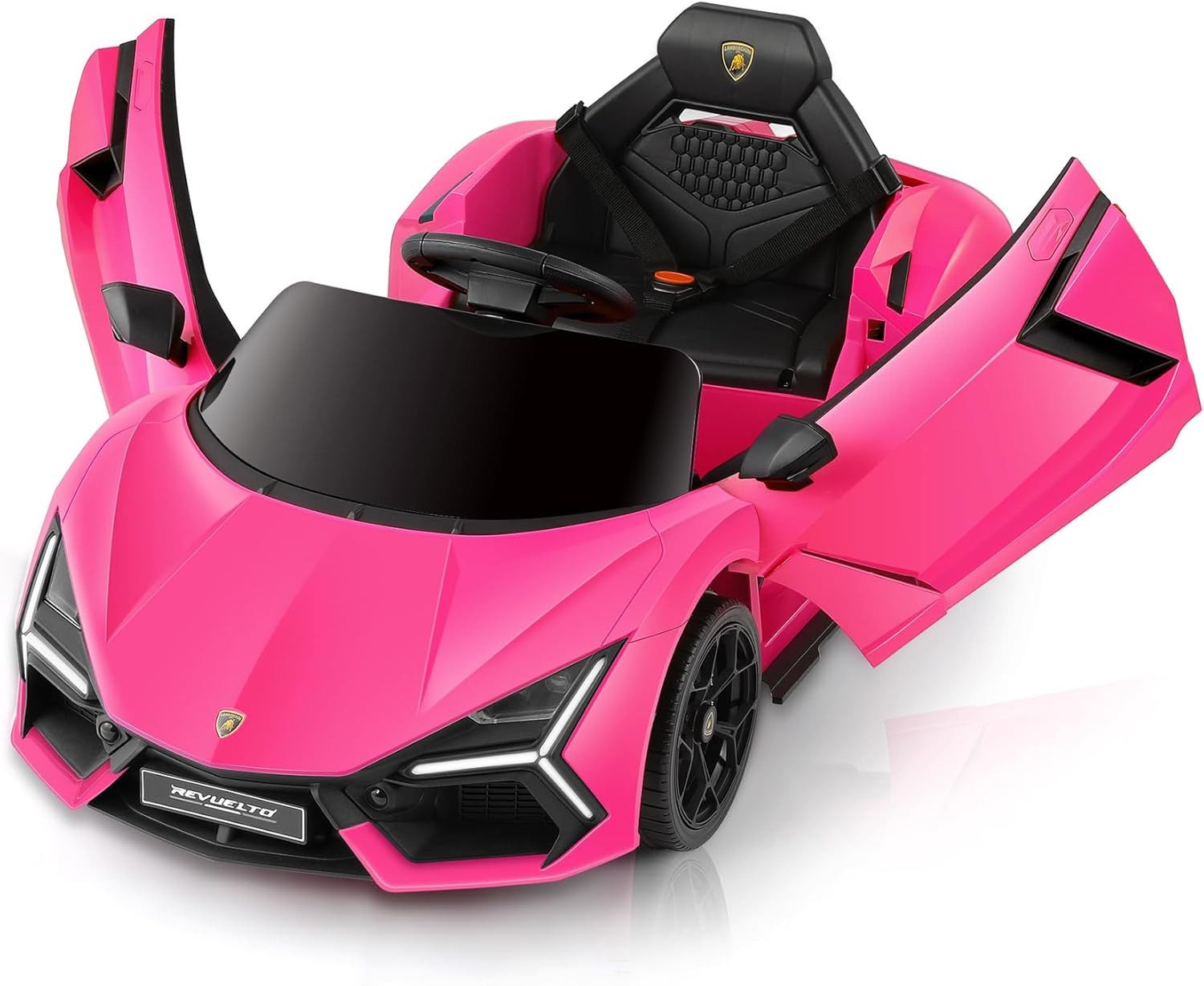 Dripex Elektro-Kinderauto Lamborghini Kinder Elektroauto Kinderfahrzeug mit Fernbedienung Musik