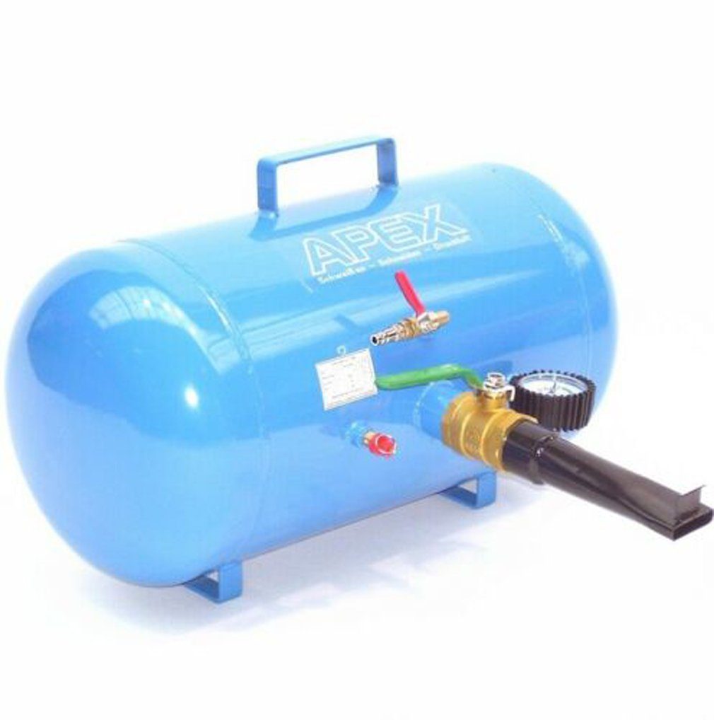 Apex Kompressor Reifenfüller Booster Schockfüller 38L 06126 Luftkanone Befüllhilfe