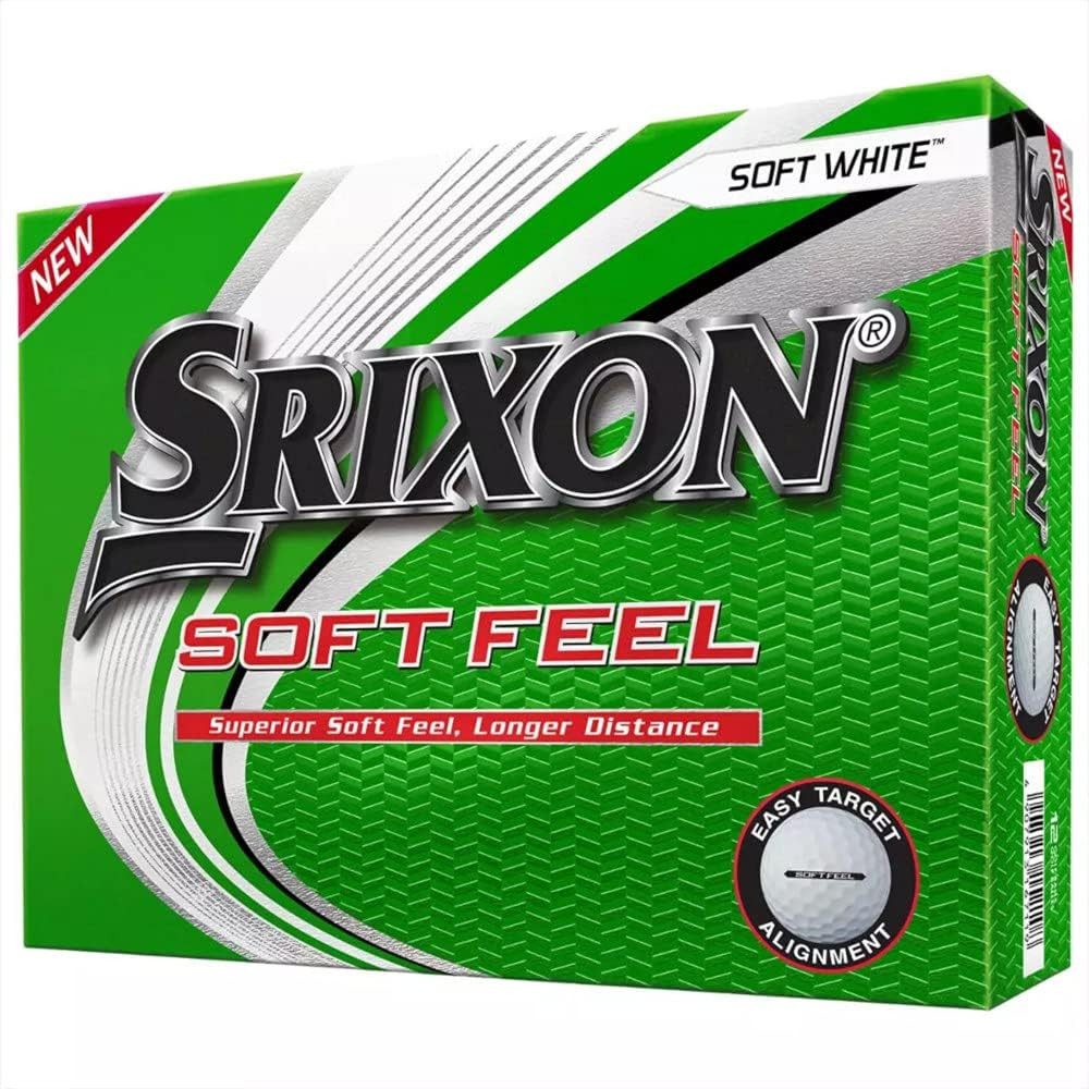 Srixon Golfball Srixon Soft Feel Golfball, Pure White I 12 Bälle/ 1 Dz., SoftFeel