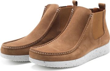 Nature Footwear Wildleder Albert toffeebraun/ Obermaterial: Wildleder Futter: Mikrofaser Sohle: PU mit Korkresten Stiefelette