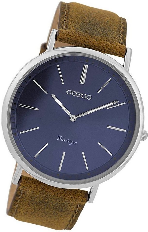 OOZOO Quarzuhr »D2UOC9358 Oozoo Leder Herren Uhr C9358 Analog