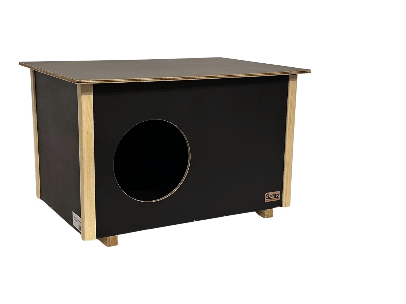 ELMATO Katzenzelt Elmato 10723 Outdoor Katzenhaus Hütte wetterfest, 60x40x40cm