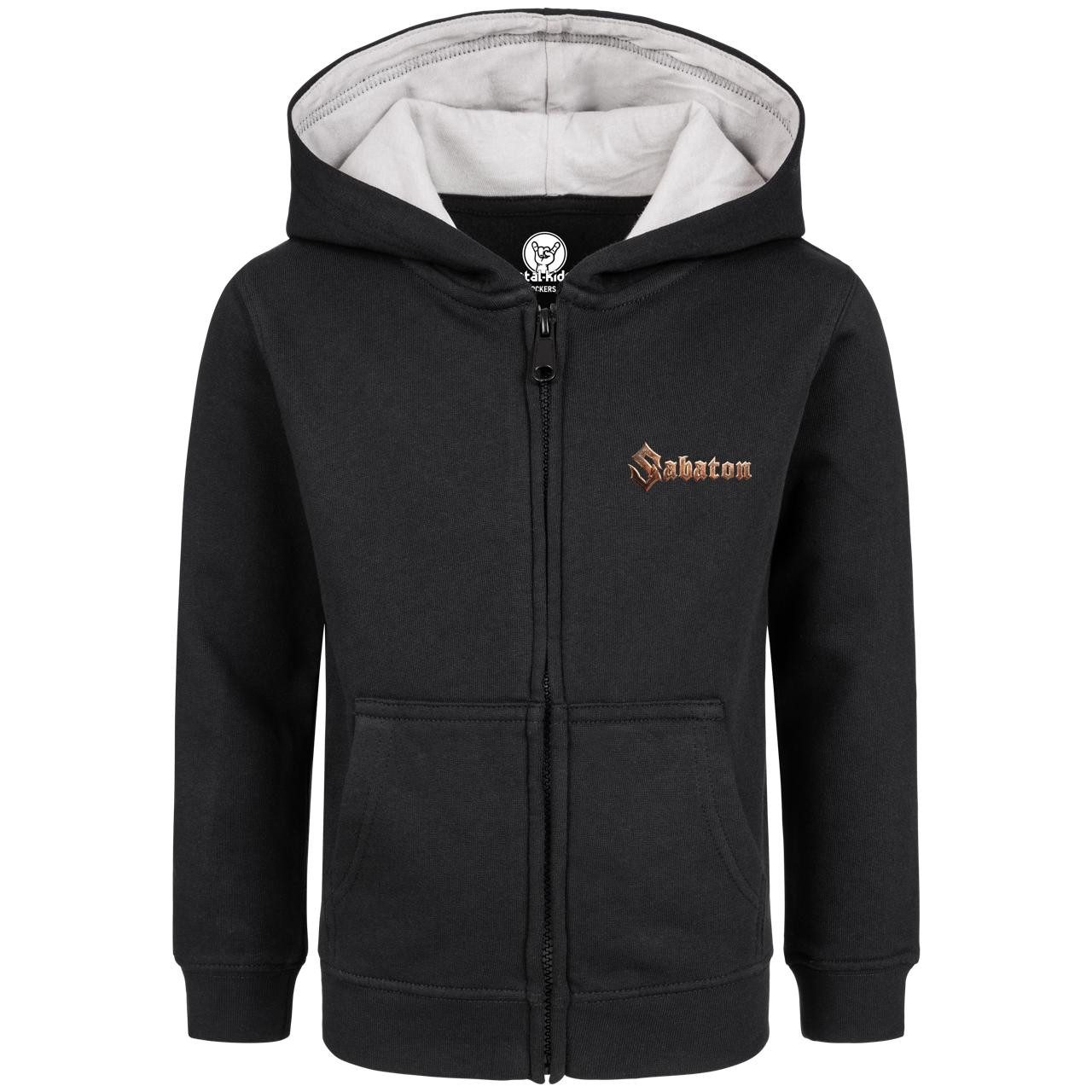 Metal Kids Kapuzensweatjacke mit Sabaton (Legends) Aufdruck für Kinder (2–14 J)