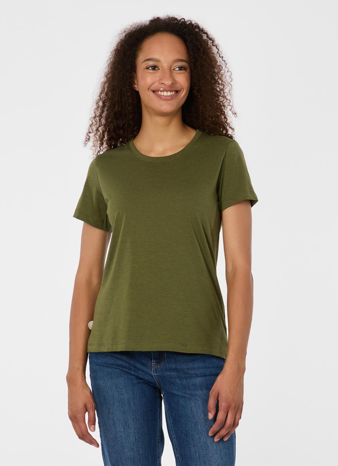 Ragwear Kurzarmshirt MINTTA Klassischer Fit aus Single Jersey mit softem Finish