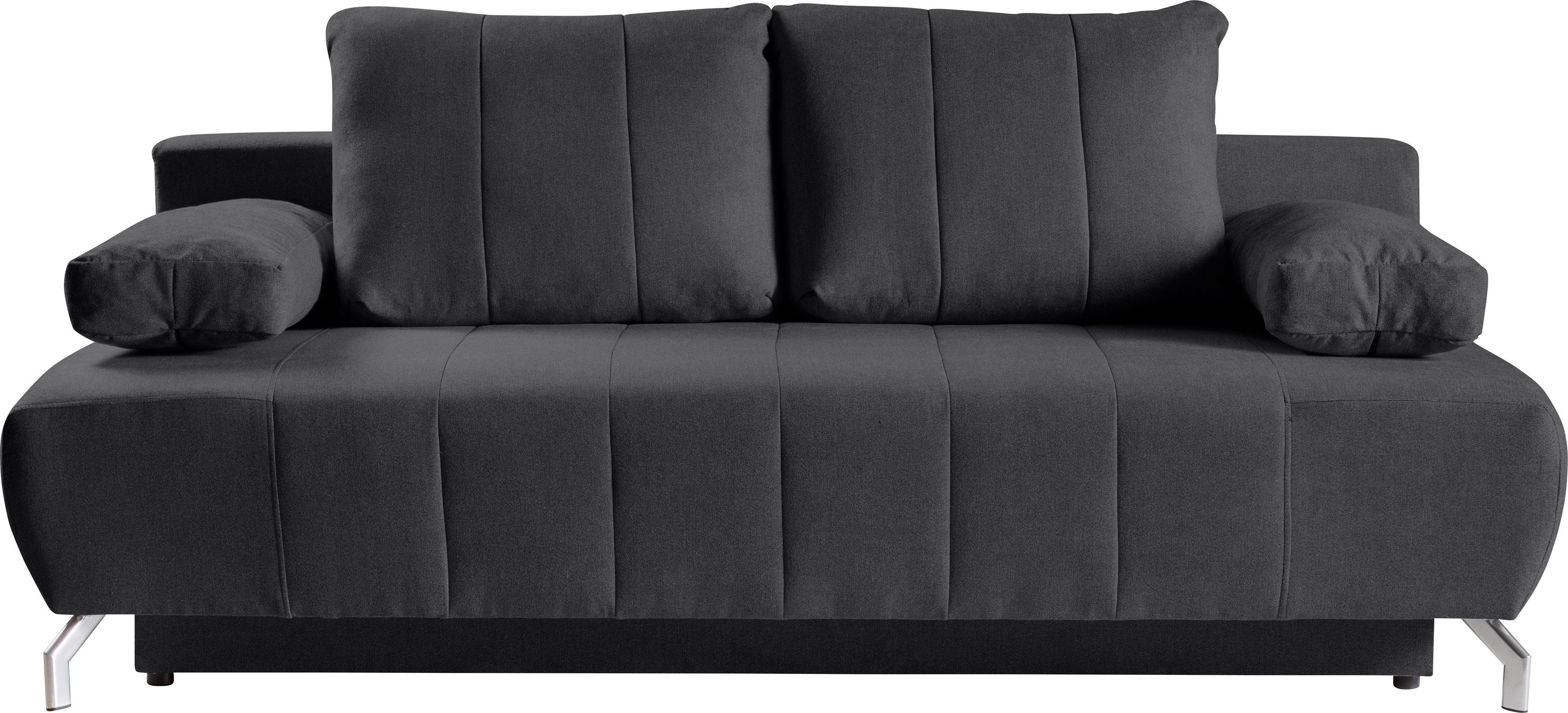 WERK2 Schlafsofa Troya, Federkern Bettkasten Sofa mit & 2-Sitzer und Schlafcouch