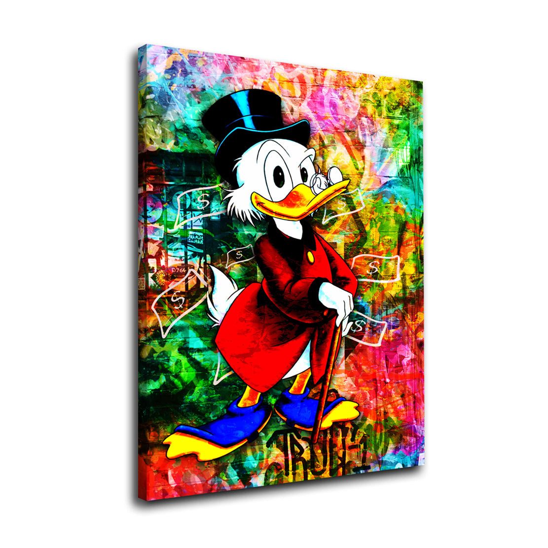 Artedinoi Leinwandbild Comic Dagobert Pop Art günstig online kaufen