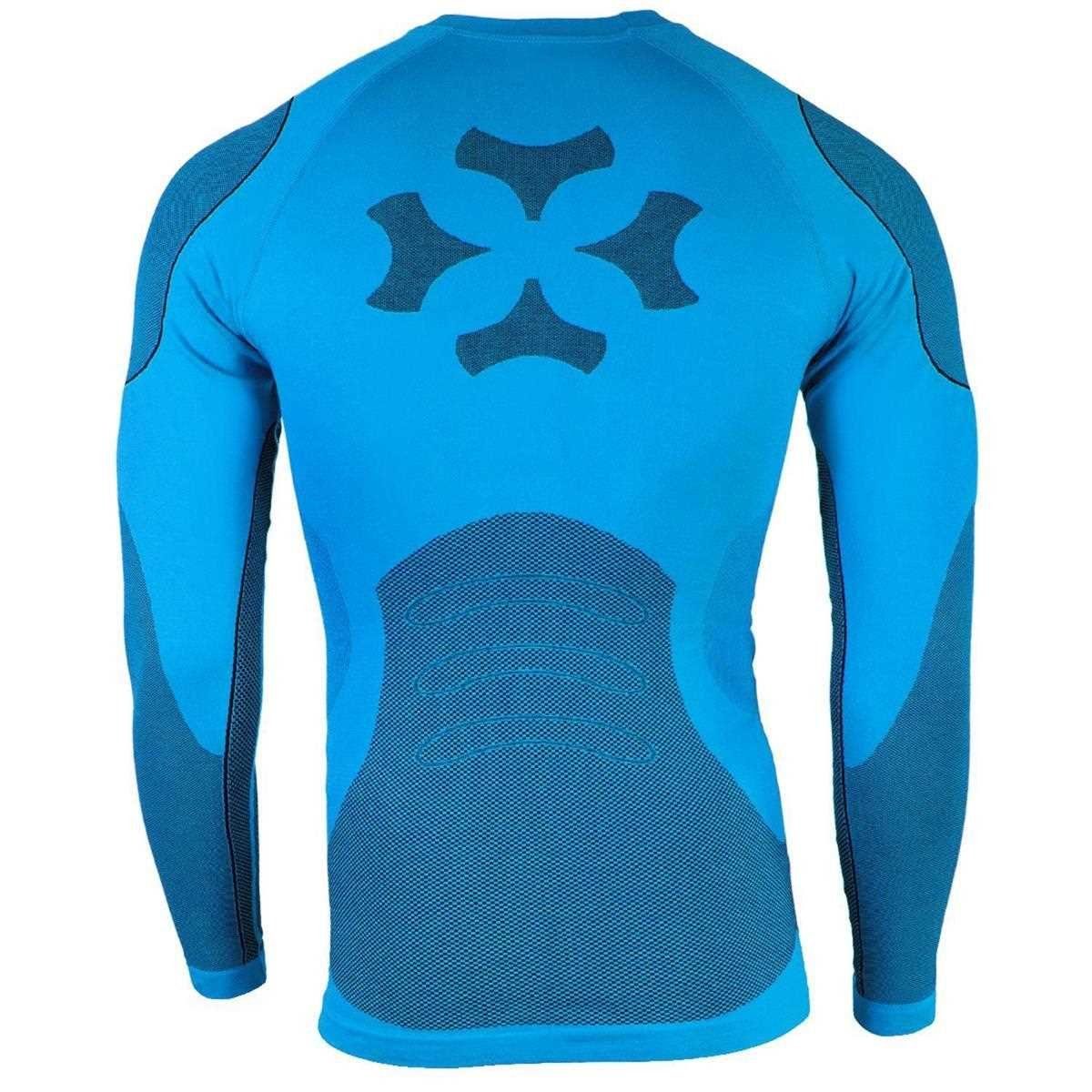 Snake Skiunterhemd Seamless Funktionsunterhemd Thermounterhemd Black Blau python (1-St) Sportunterhemd