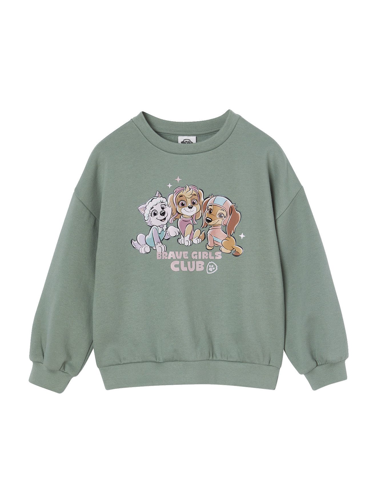 vertbaudet Sweatjacke Mädchen Sweatshirt Girls Club PAW PATROL
