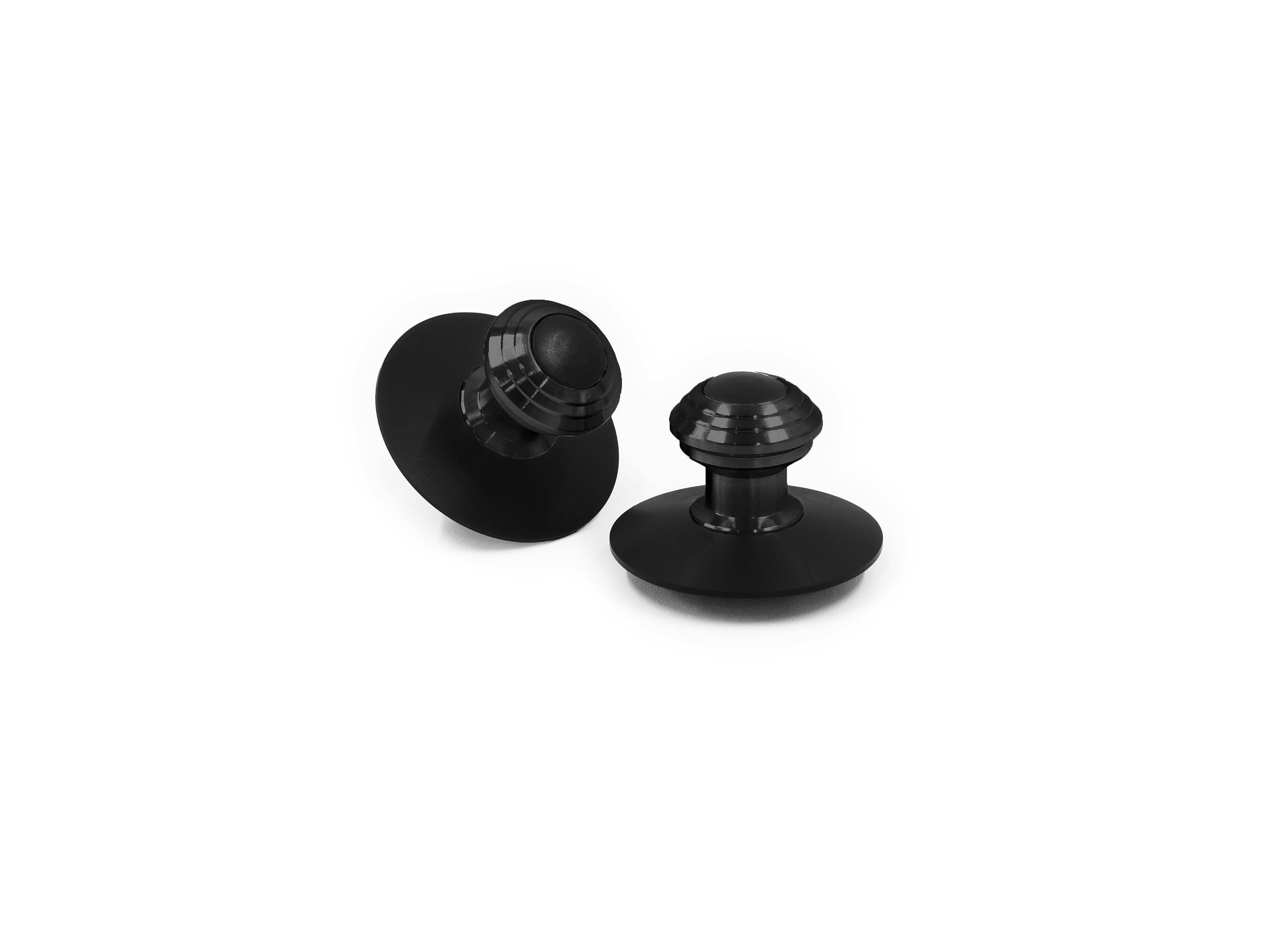 JMT Aufnahmehülsen Bobbins M8 Schwarz – Alu-Hülsen Für Hinterradheber Mit V-Gabel (M8 X 1,25 X 25 Mm)