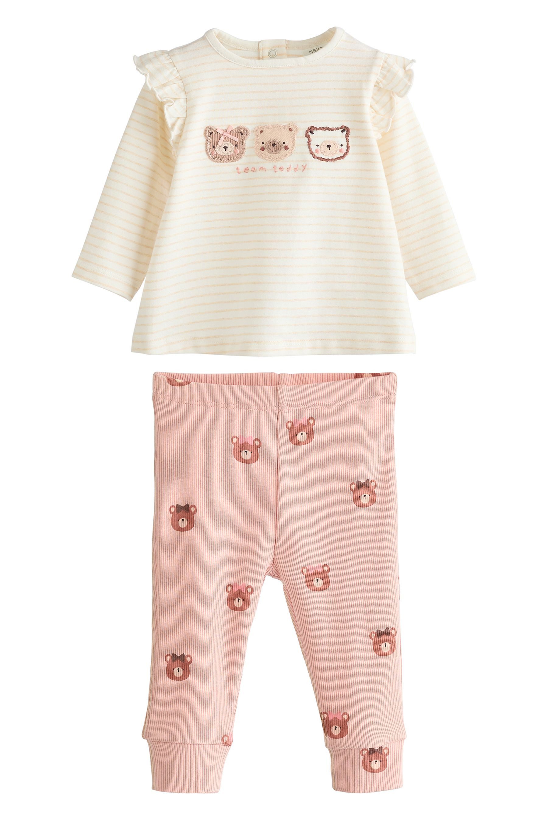 Next Shirt & Leggings Oberteil und Leggings fürs Baby im Set (2-tlg)
