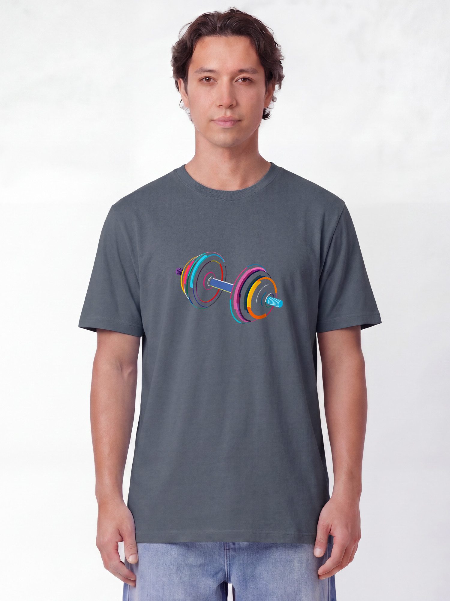 wat? Apparel T-Shirt 80s Hantel