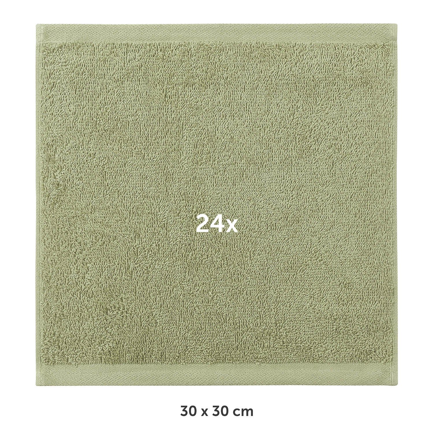 Blumtal Gästehandtücher 30x30cm - weich und saugstark, Frottee (24-St), 12e günstig online kaufen