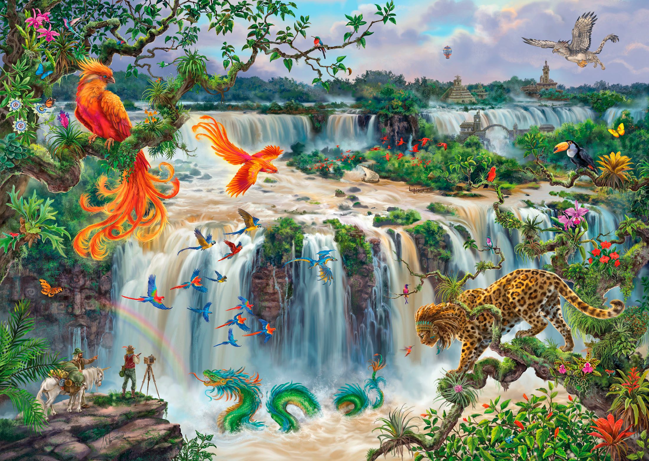 Ravensburger Puzzle Fantastischer Wasserfall von Iguazú, günstig online kaufen
