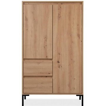 Finori Kommode Highboard KORSIKA Artisan Eiche Nb. grifflos ca. 81 x 139 x 40 cm