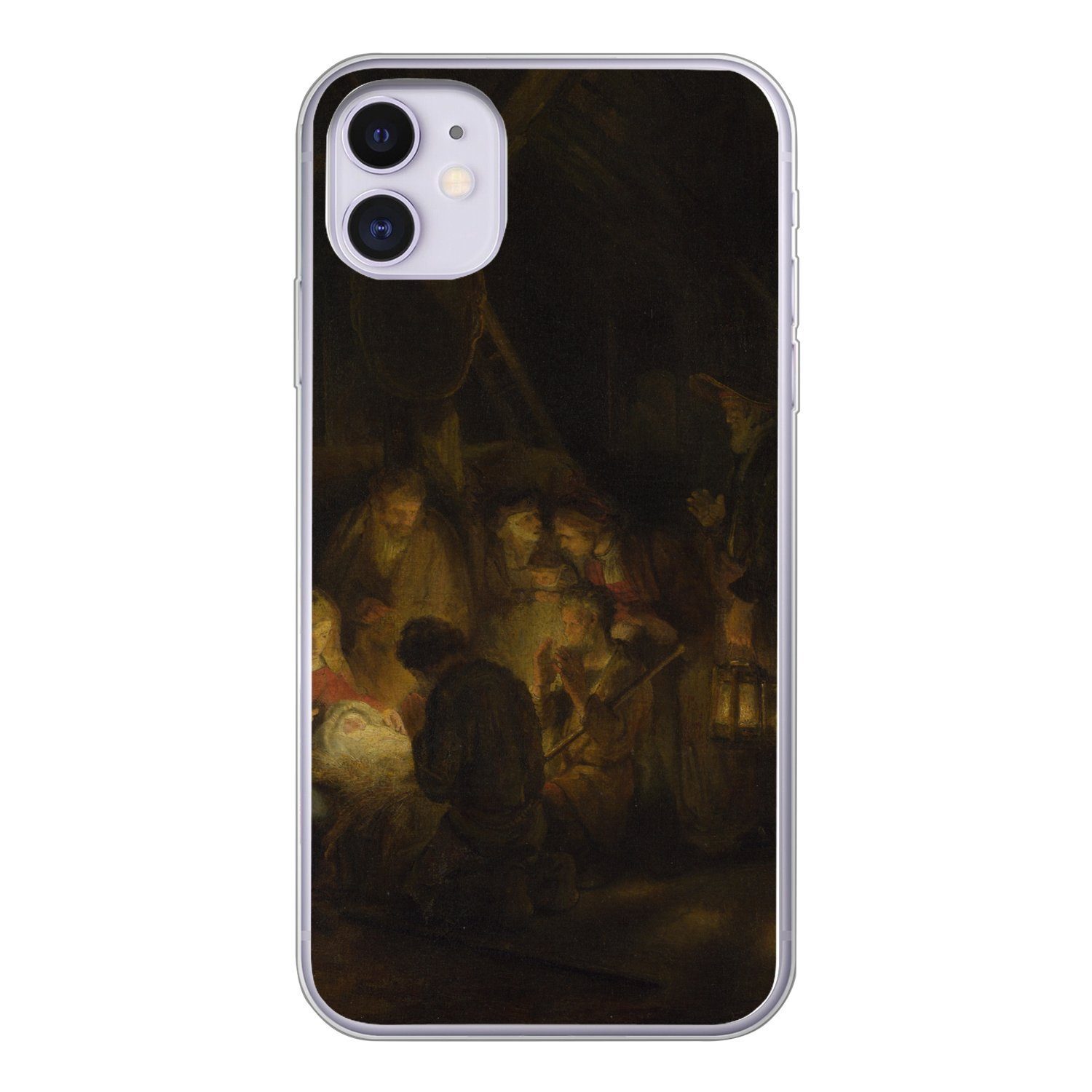 MuchoWow Handyhülle Handyhülle Apple iPhone 11 Silikonhülle, Handyhülle Handy Hülle Telefonhülle iphone Samsung