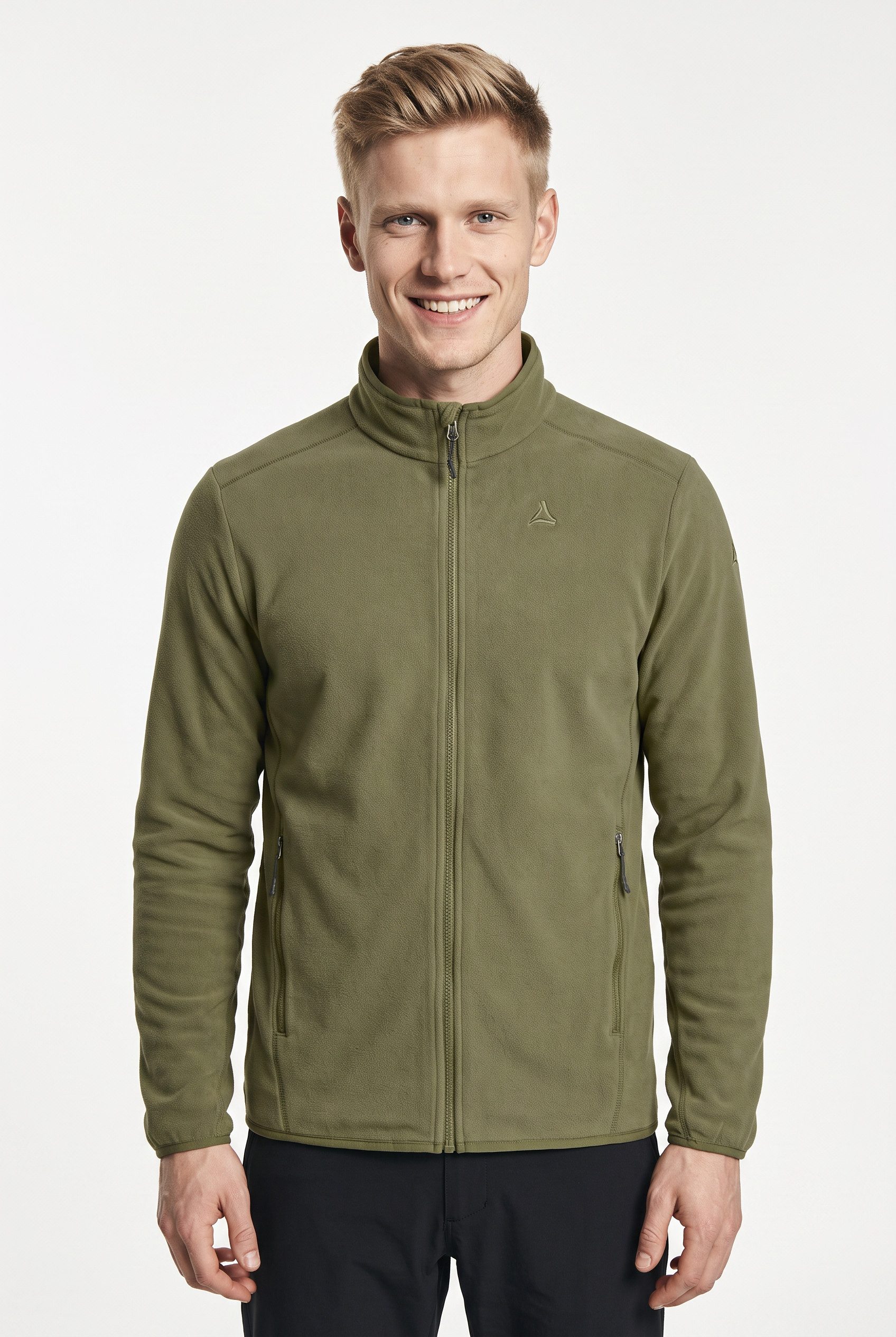 Schöffel Fleecejacke Fleece Jk Style Ash MNS mit Eingrifftaschen, schnell trocknend, atmungsaktiv, wärmend