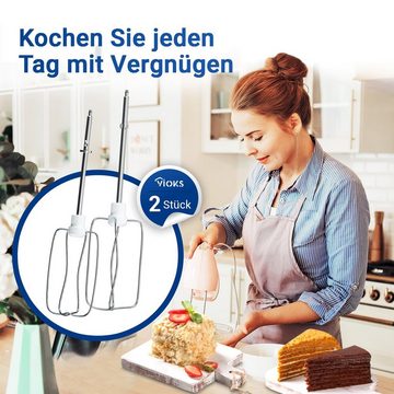 VIOKS Rührbesen Schneebesen Set Ersatz für Tefal SS-989633, Zubehör für Handmixer