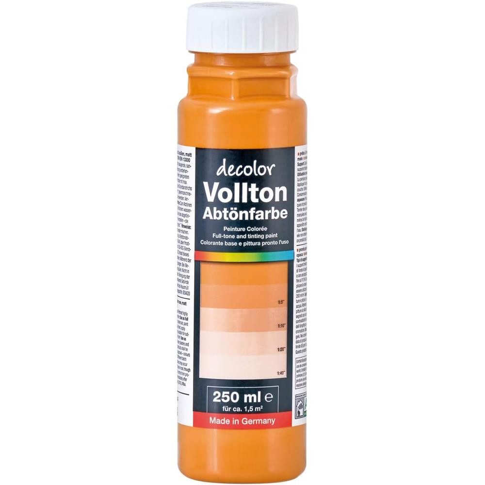 PUFAS Vollton- und Abtönfarbe decolor Abtönfarbe, Terrakotta 250 ml