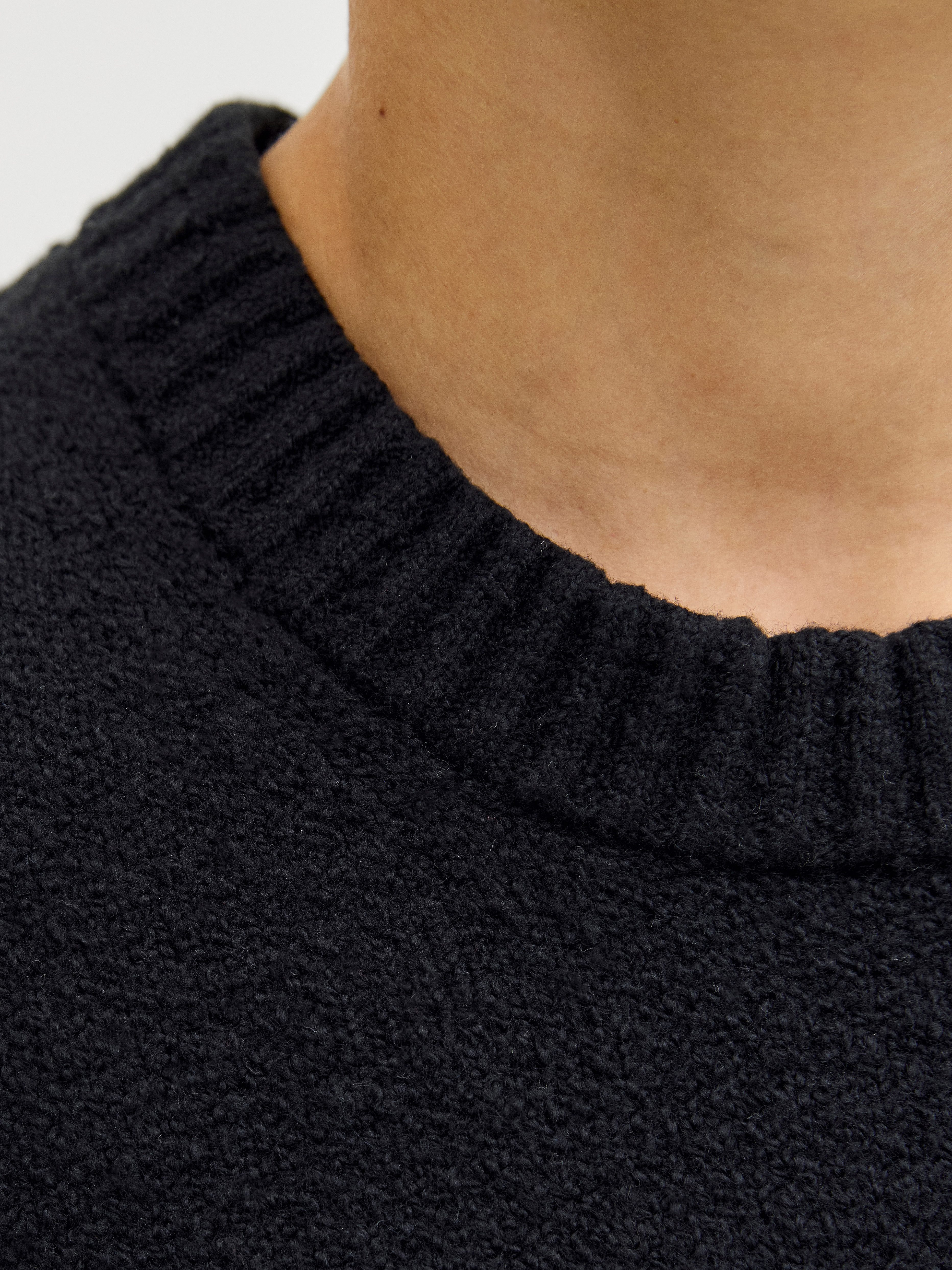 Jack & Jones Junior Rundhalspullover JCOPOINT KNIT BOUCLE CREW NECK BF JNR