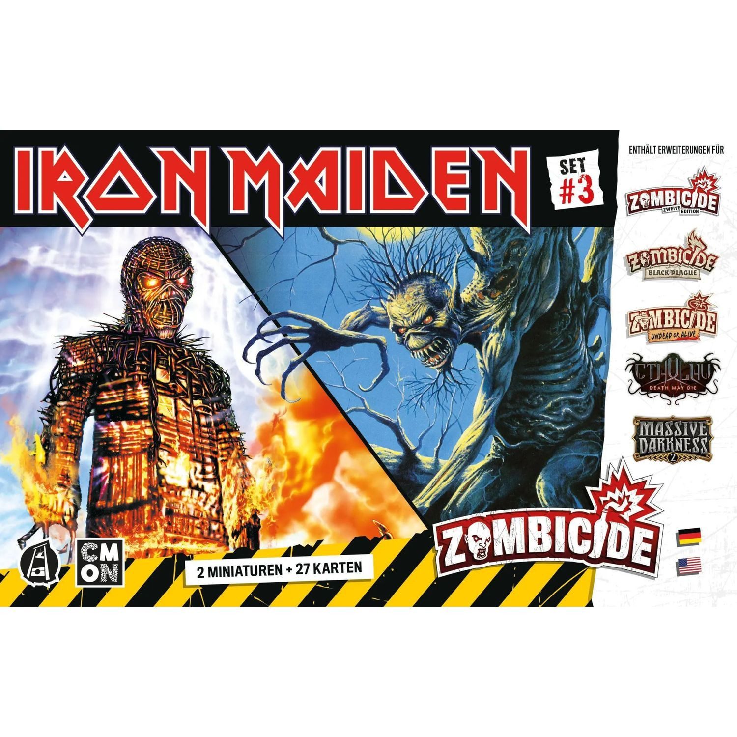 Asmodee Spiel Zombicide - Iron Maiden Set #3