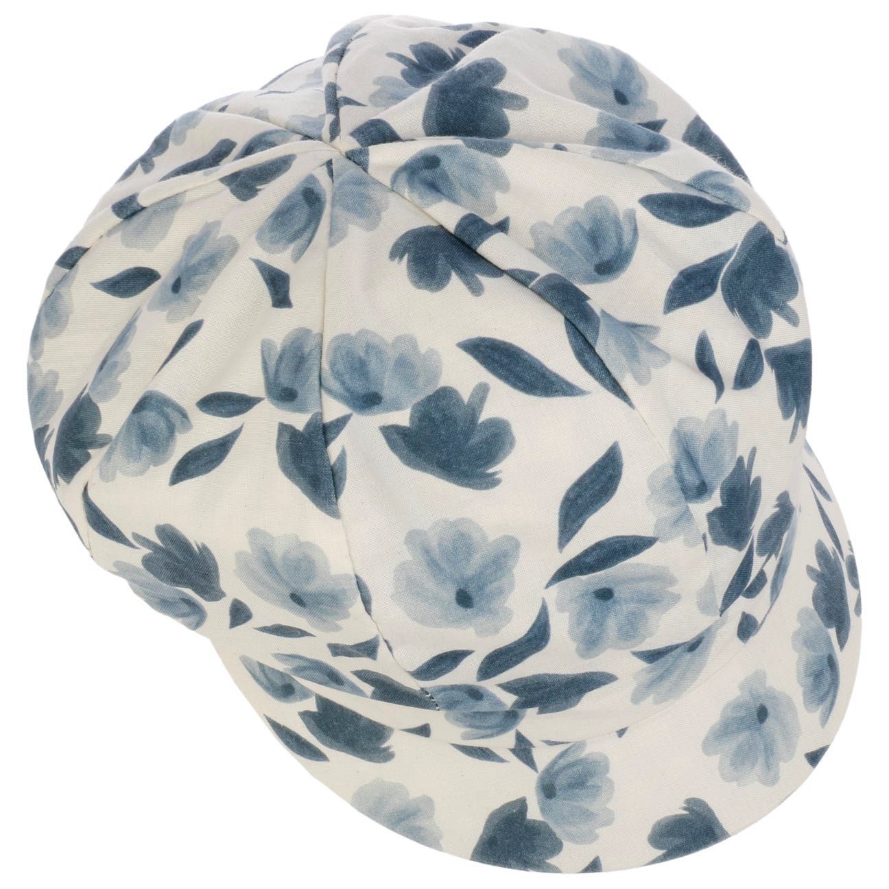 Damencap Schirm, blau Made (1-St) Lipodo mit Ballonmütze Italy in