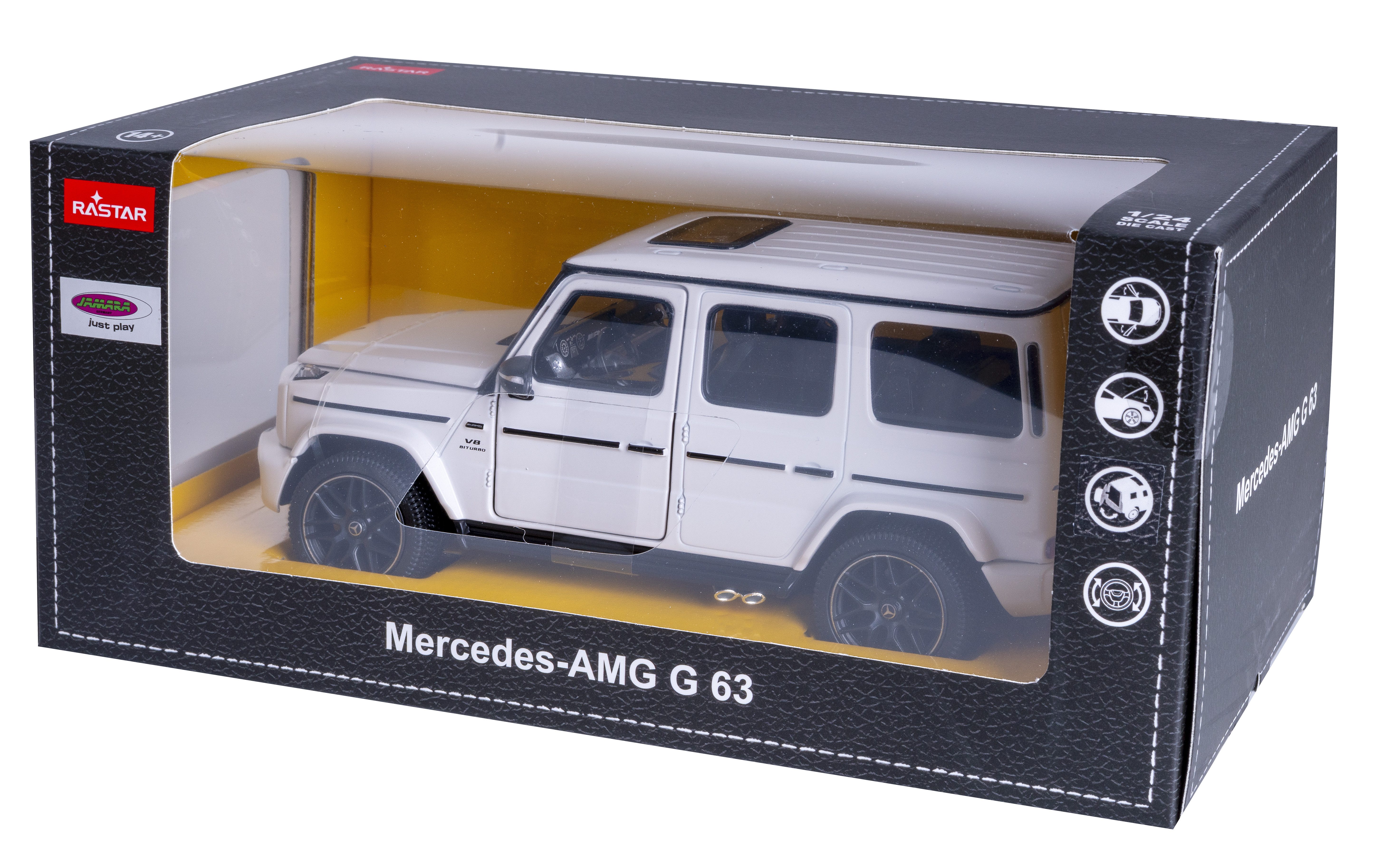 Jamara Spielzeug-Auto Mercedes-AMG G 63 Diecast weiß