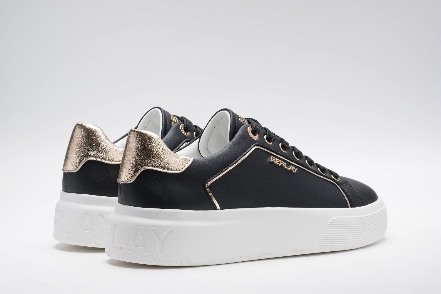 Replay Plateausneaker Freizeitschuh, Schnürschuh, Halbschuh mit Label