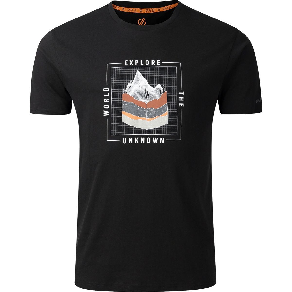 Dare2b Kurzarmshirt Movement III Tee Komfortables Herren-T-Shirt mit UV-Schutz, ideal für