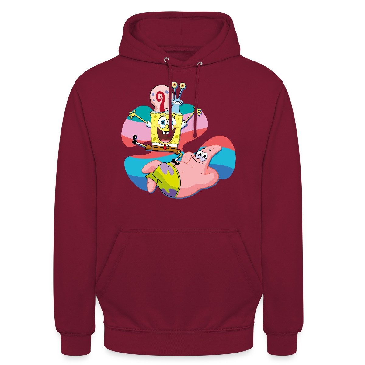 Spreadshirt Hoodie SpongeBob Schwammkopf Patrick Gary Die Schnecke Unisex Hoodie (1-tlg)