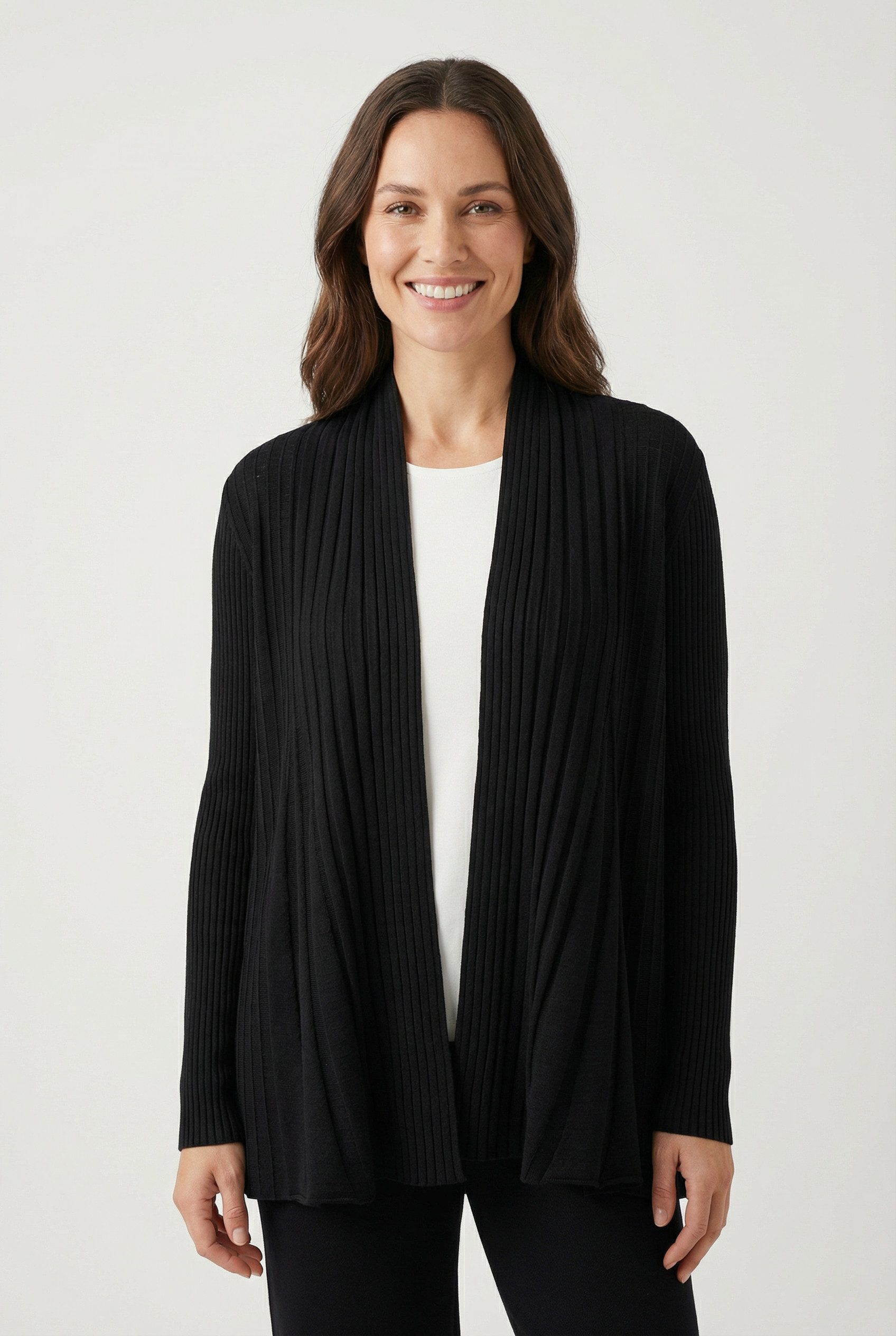 FREEQUENT Strickjacke FQCLAUDISSE-S-CAR in Feinstrick-Qualität und ohne Verschluss