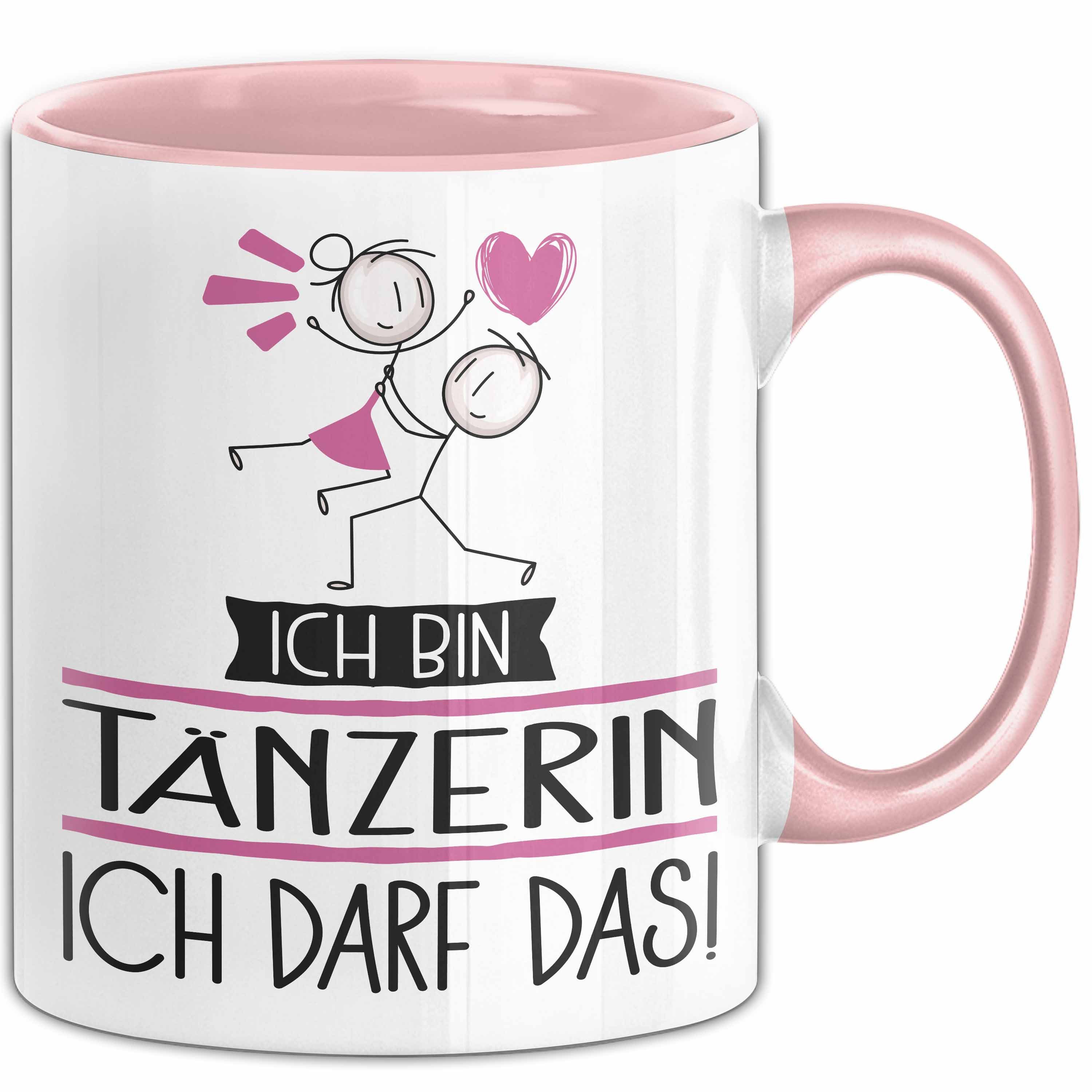 Trendation Tasse Geschenk für Tänzerin Tasse Lustige Geschenkidee Geburtstag Ich Bin