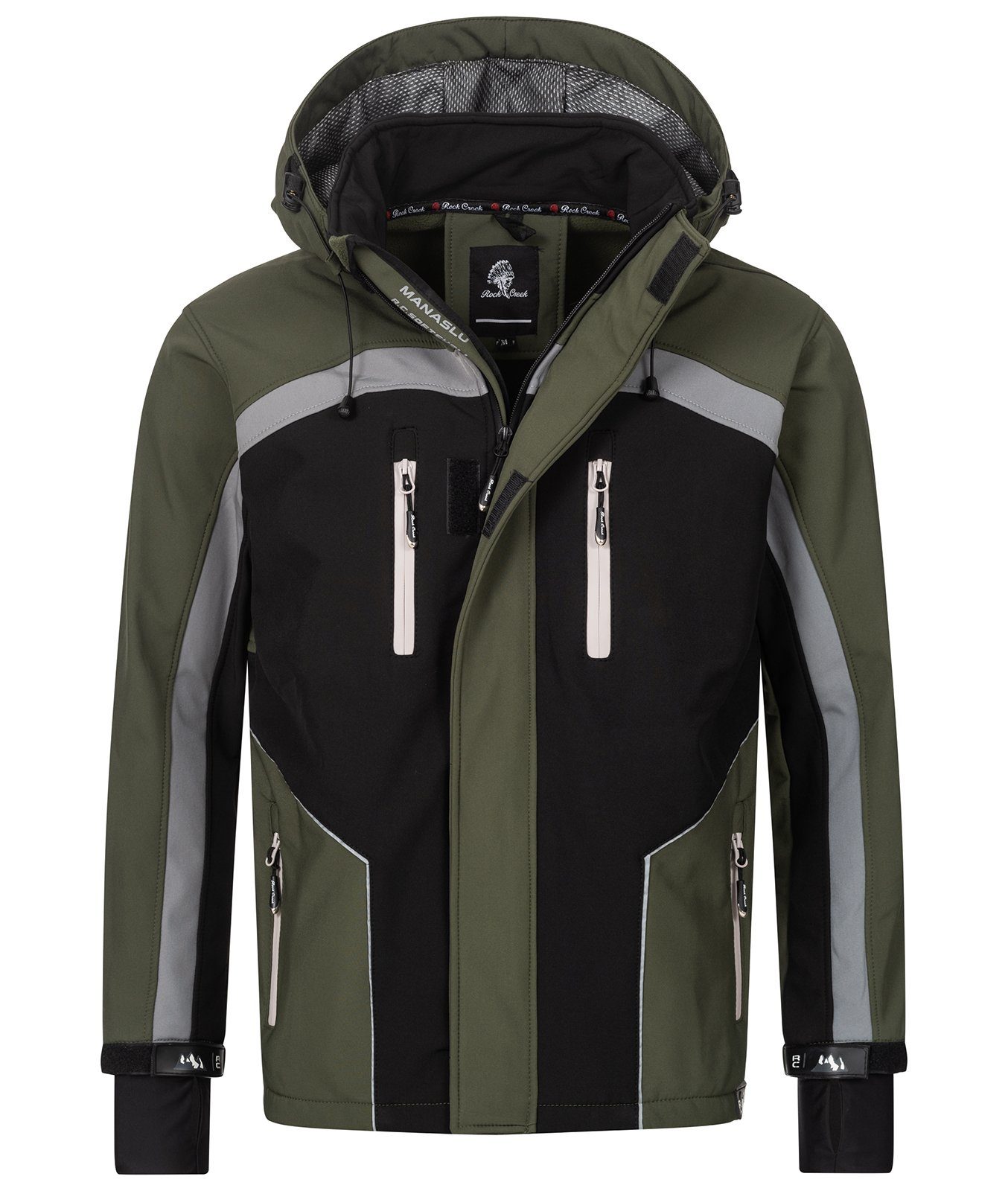 Windbreaker Herren Softshelljacke Wanderjacke H-311