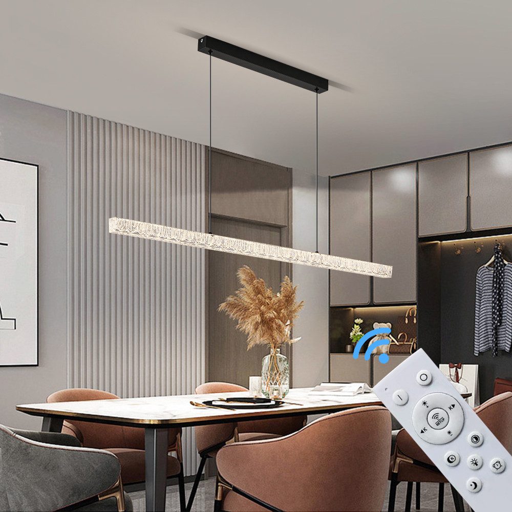 Eurohandisplay LED Deckenleuchte LED Deckenleuchte mit Fernbedienung Lichtfarbe Helligkeit einstellbar, LED fest integriert, Neutralweiß, Kaltweiß, Warmweiß, Lichtfarbe und Helligkeit einstellbar