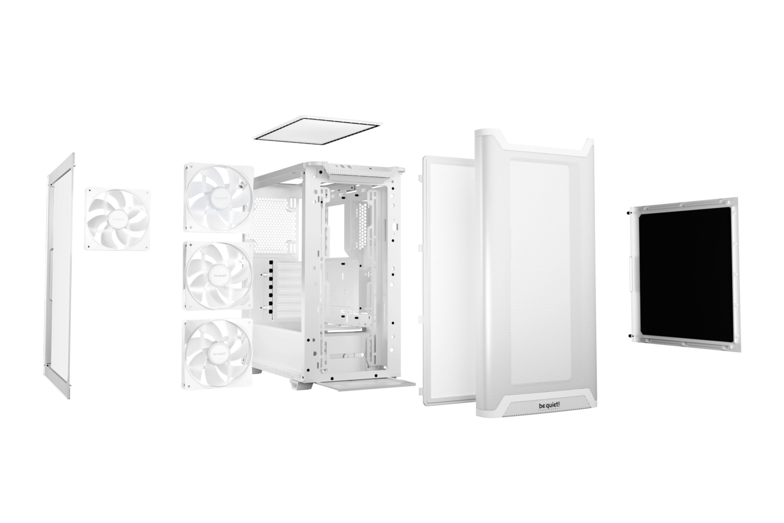 be quiet! PC-Gehäuse Pure Base 501 LX White, Midi Tower