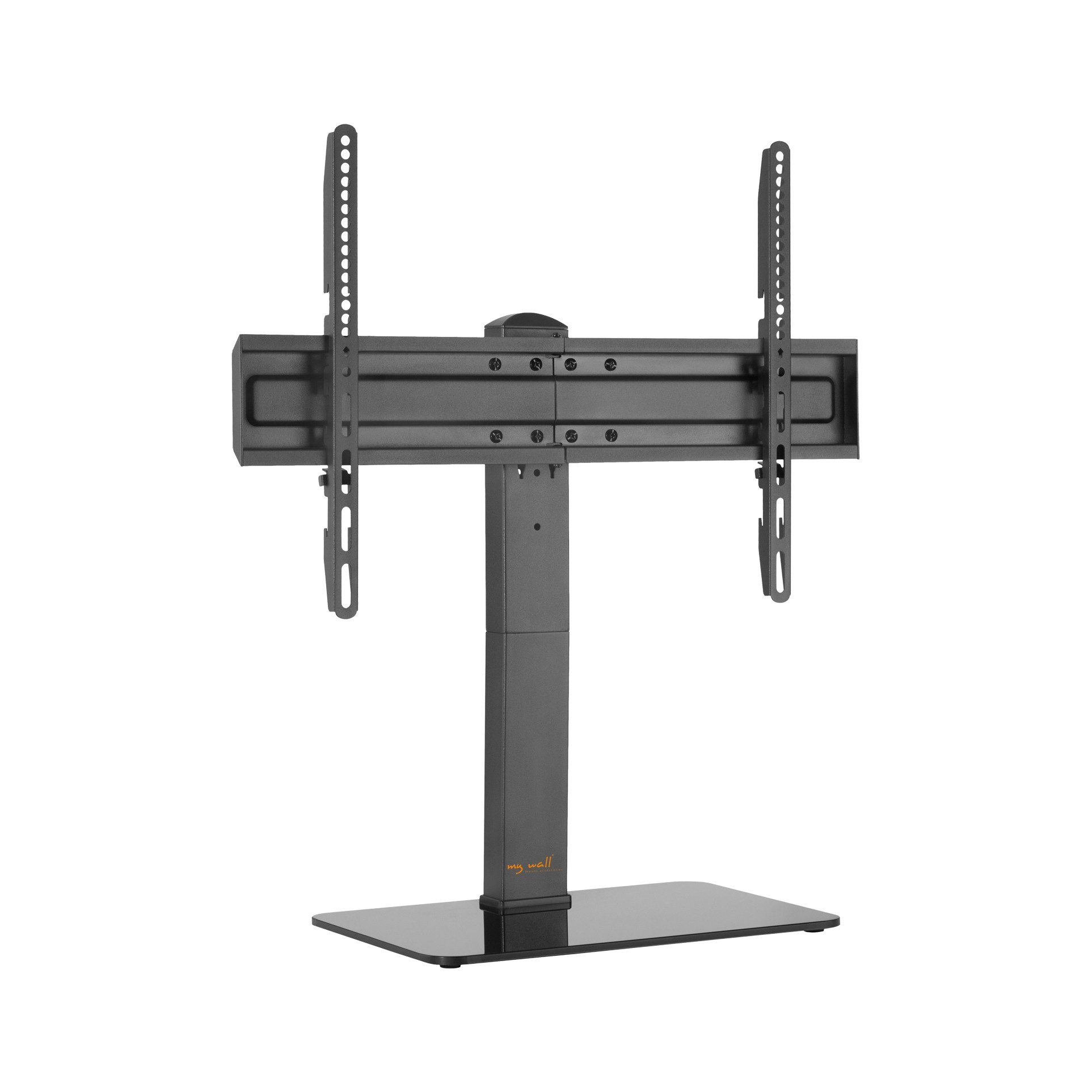 my wall TV-Standfuß HP22RL, (bis 70 Zoll, höhenverstellbar & drehbar, Bodenplatte aus Glas)