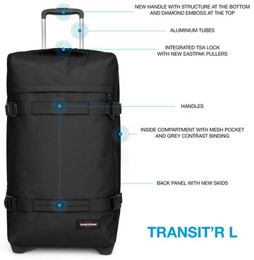 Eastpak Weichgepäck-Trolley TRANSIT'R L, 2 Rollen, Reisegepäck Aufgabegepäck Reisekoffer mit TSA Schloss