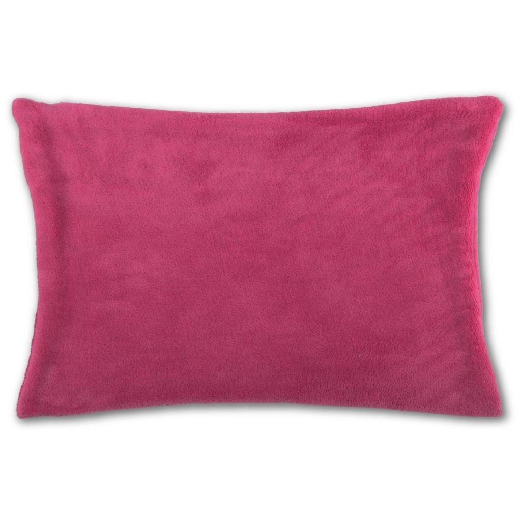 Kissenbezüge, Bestlivings, Flauschbezug / Kissenbezug (30x50 cm), wahlweise mit u. ohne Innenkissen (Dekokissen) Pink