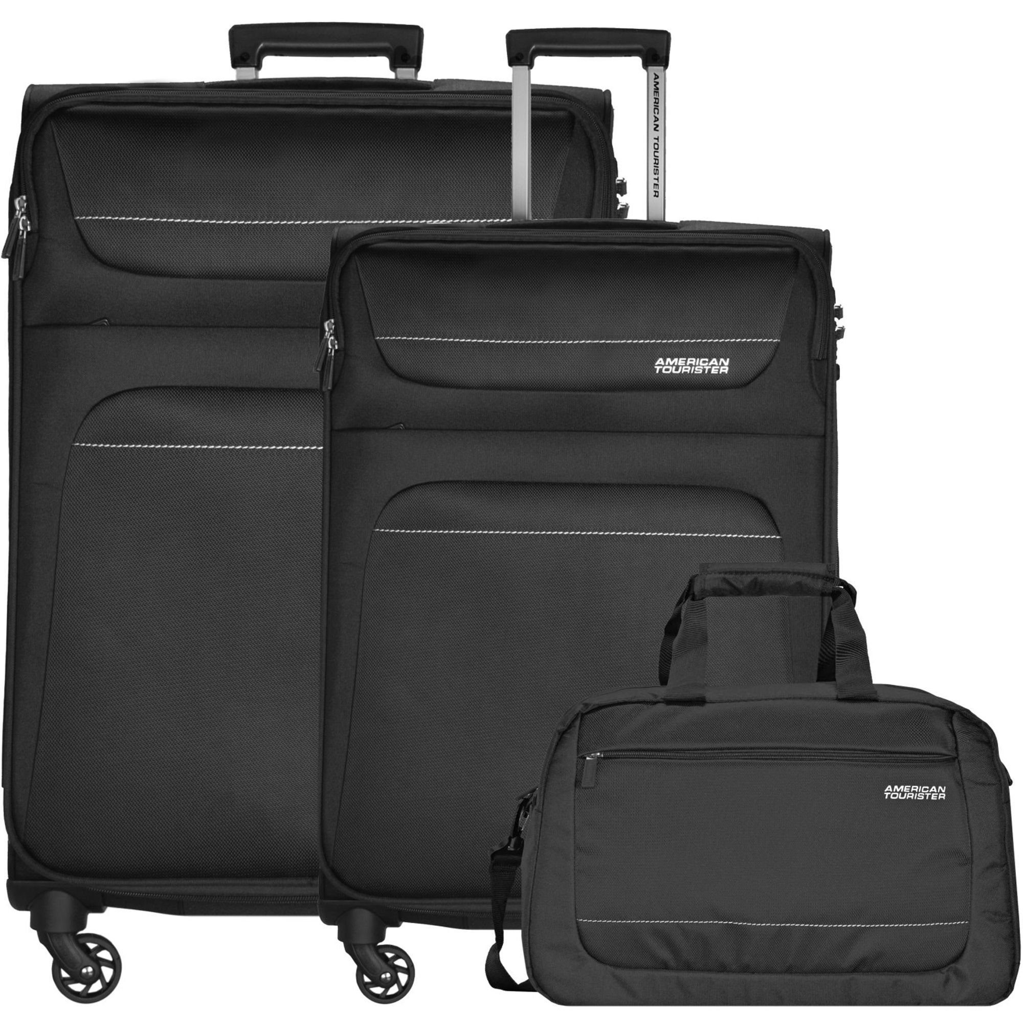 American Tourister® Trolleyset Spring Hill, 4 Rollen, (3-teilig, 3 tlg),  Polyester