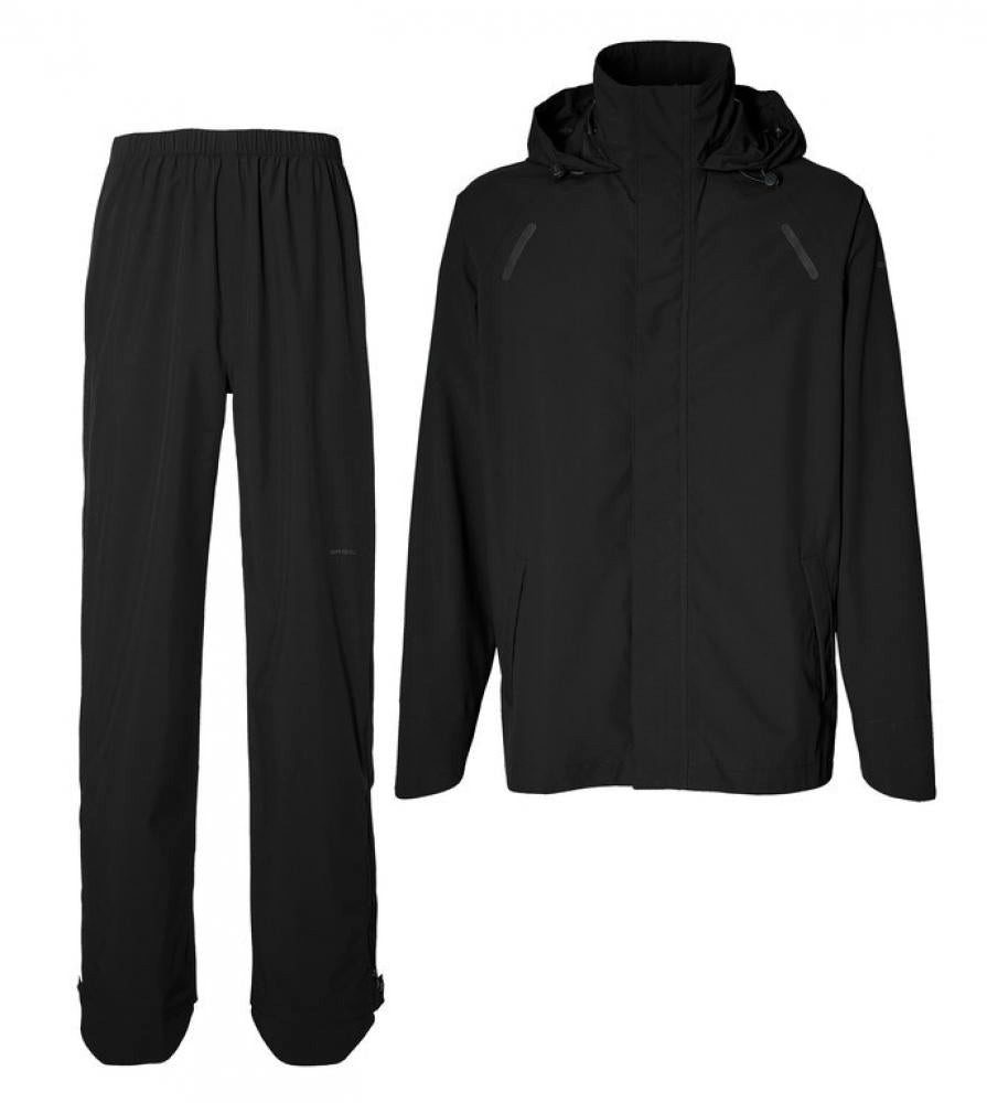 Regenponcho Basil Fahrrad Regenanzug Hoga Unisex jet black verschiedene Größen - G