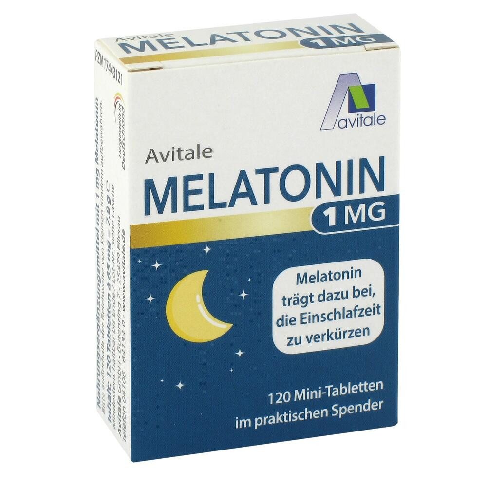 Avitale GmbH MELATONIN 1 mg Mini-Tabletten im Spender Tabletten, 120 St.