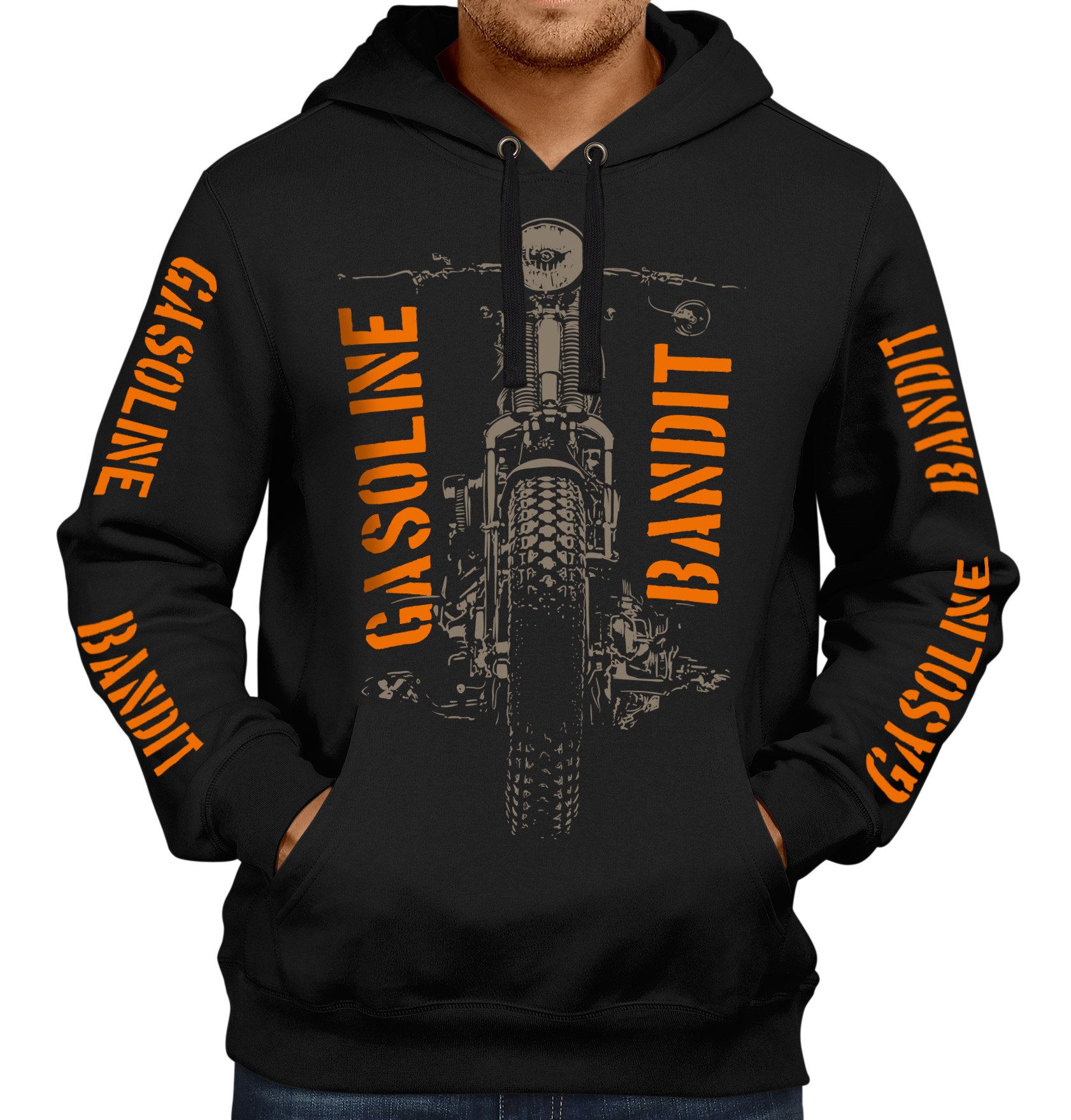 GASOLINE BANDIT® Kapuzensweatshirt Classic Biker Racing günstig online kaufen
