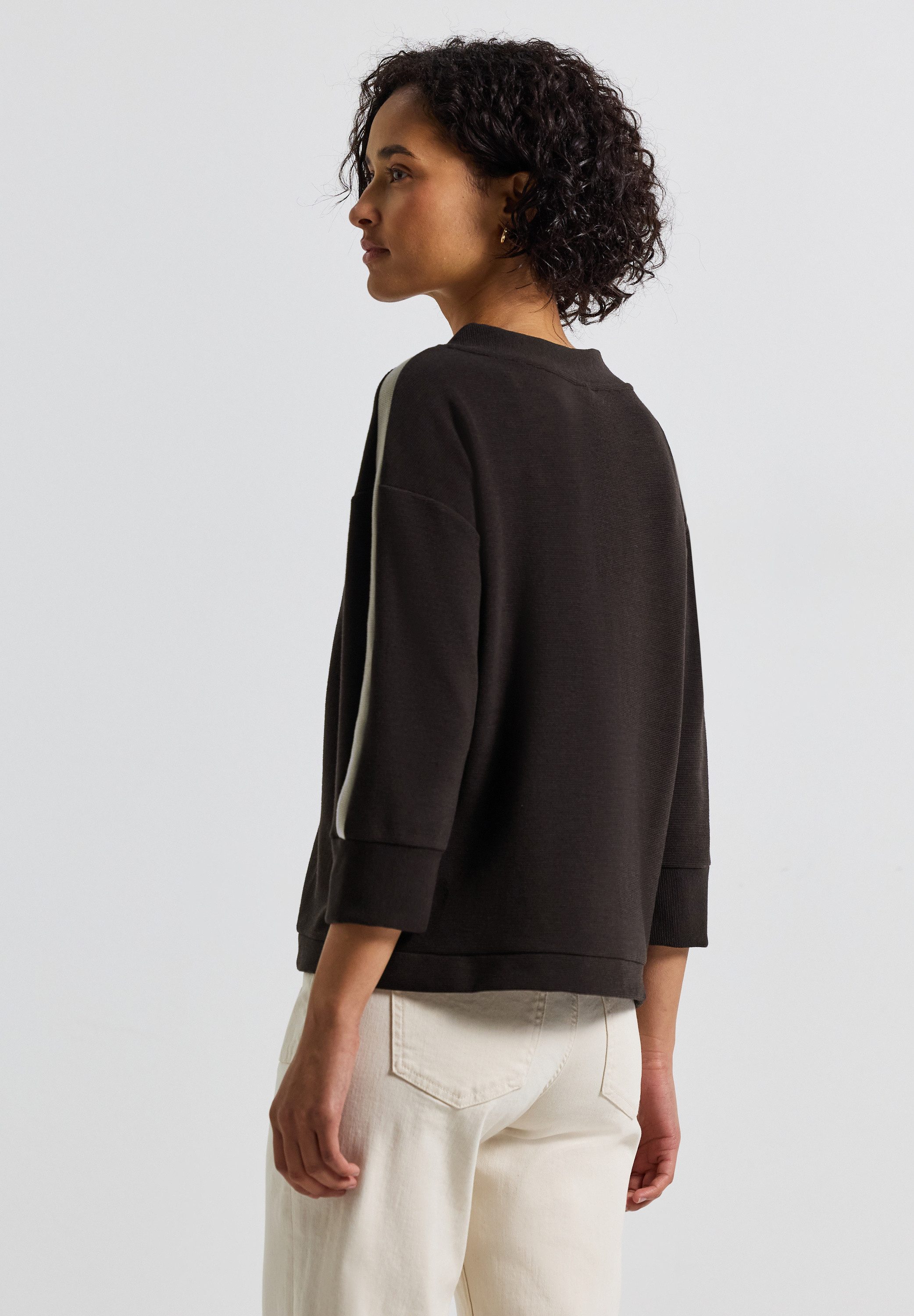 STREET ONE Kapuzensweatshirt Ottoman Shirt mit günstig online kaufen