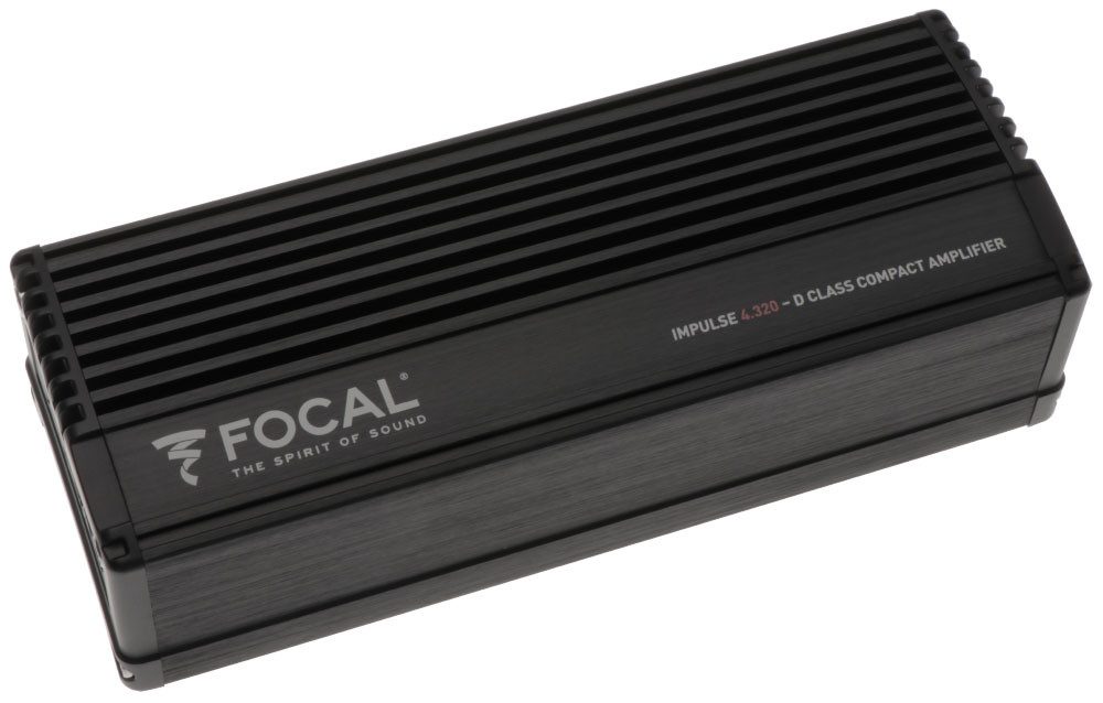 FOCAL Impuls 4.320 4-Kanal Verstärker 4 x 55 Watt RMS an 4 Ohm, Class D Endverstärker (Anzahl Kanäle: 4)