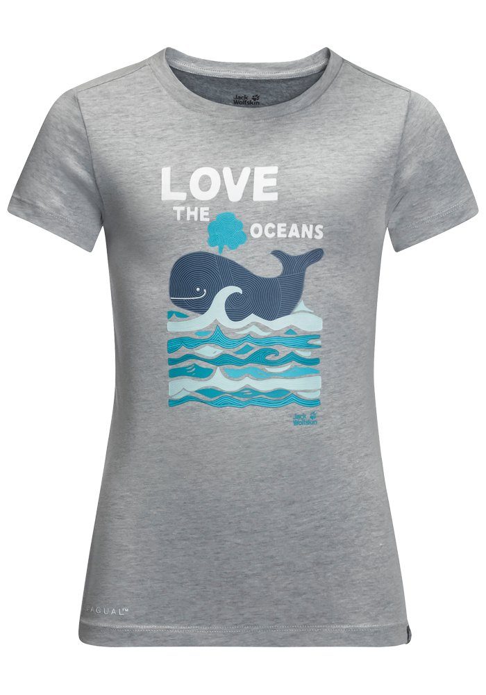 Jack Wolfskin T-Shirt KIDS T OCEAN