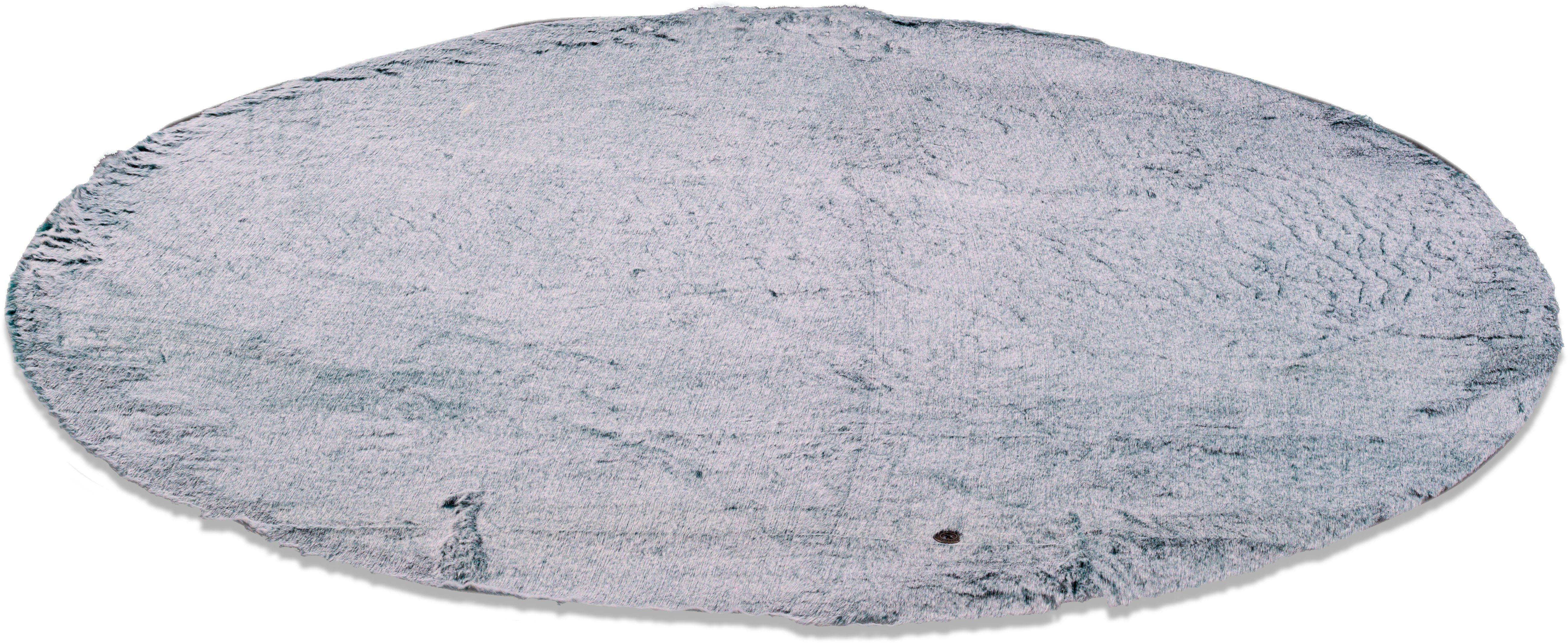 TOM TAILOR HOME Fellteppich Furry, rund, Höhe: 25 mm, Kunstfell, Hochflor, extrem weiche Haptik