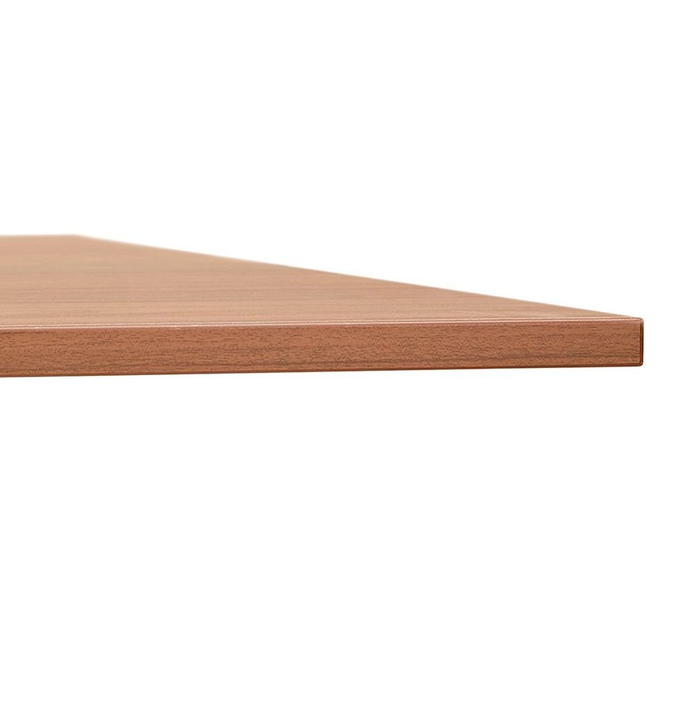 Platte DESIGN Schreibtisch MARIKA klappbare KADIMA Holz Braun -Bürotisch,